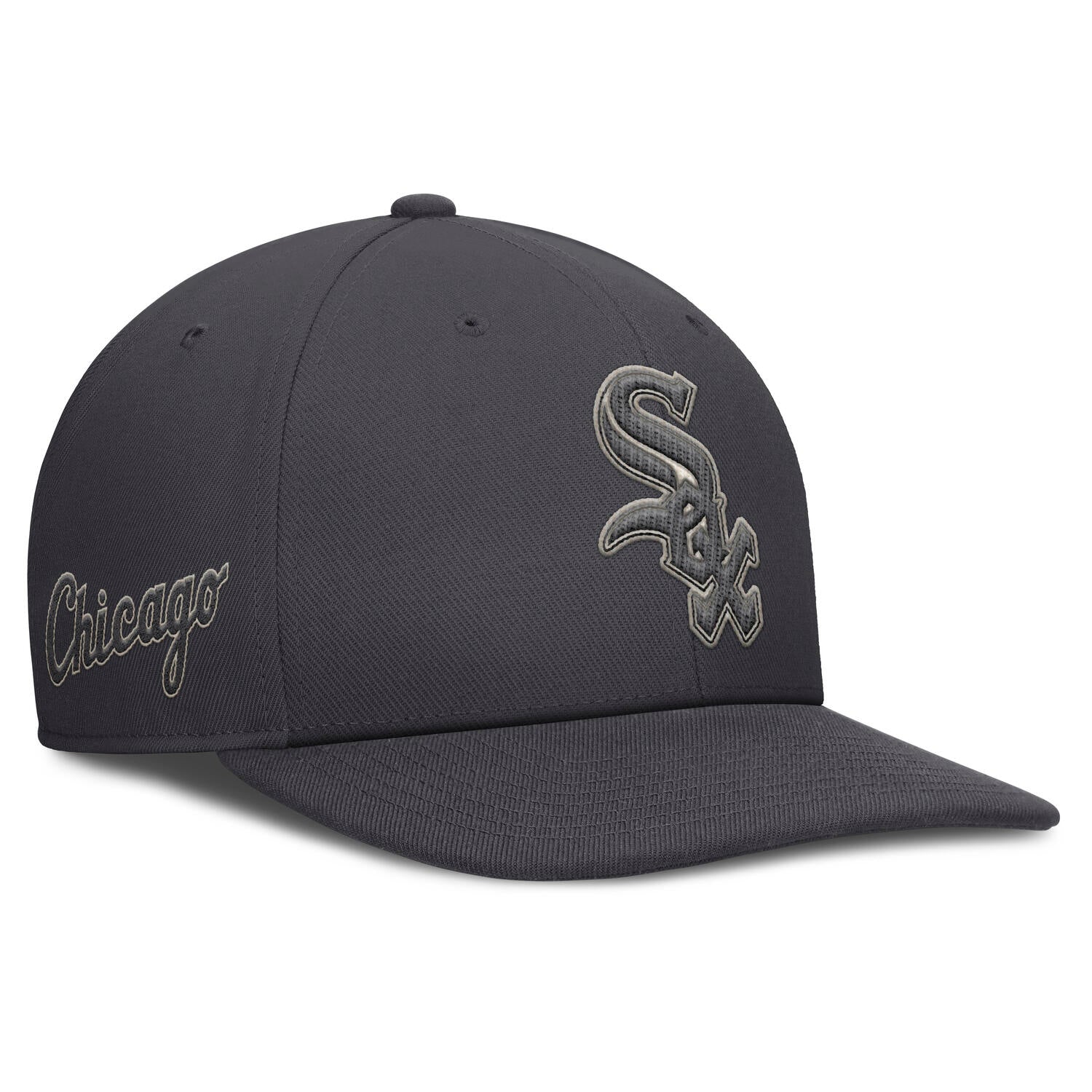 Chicago White Sox Statement Collection Nike Dri-Fit Pro Structured Square Bill MLB Cap Grau - STADIUMDREAMS