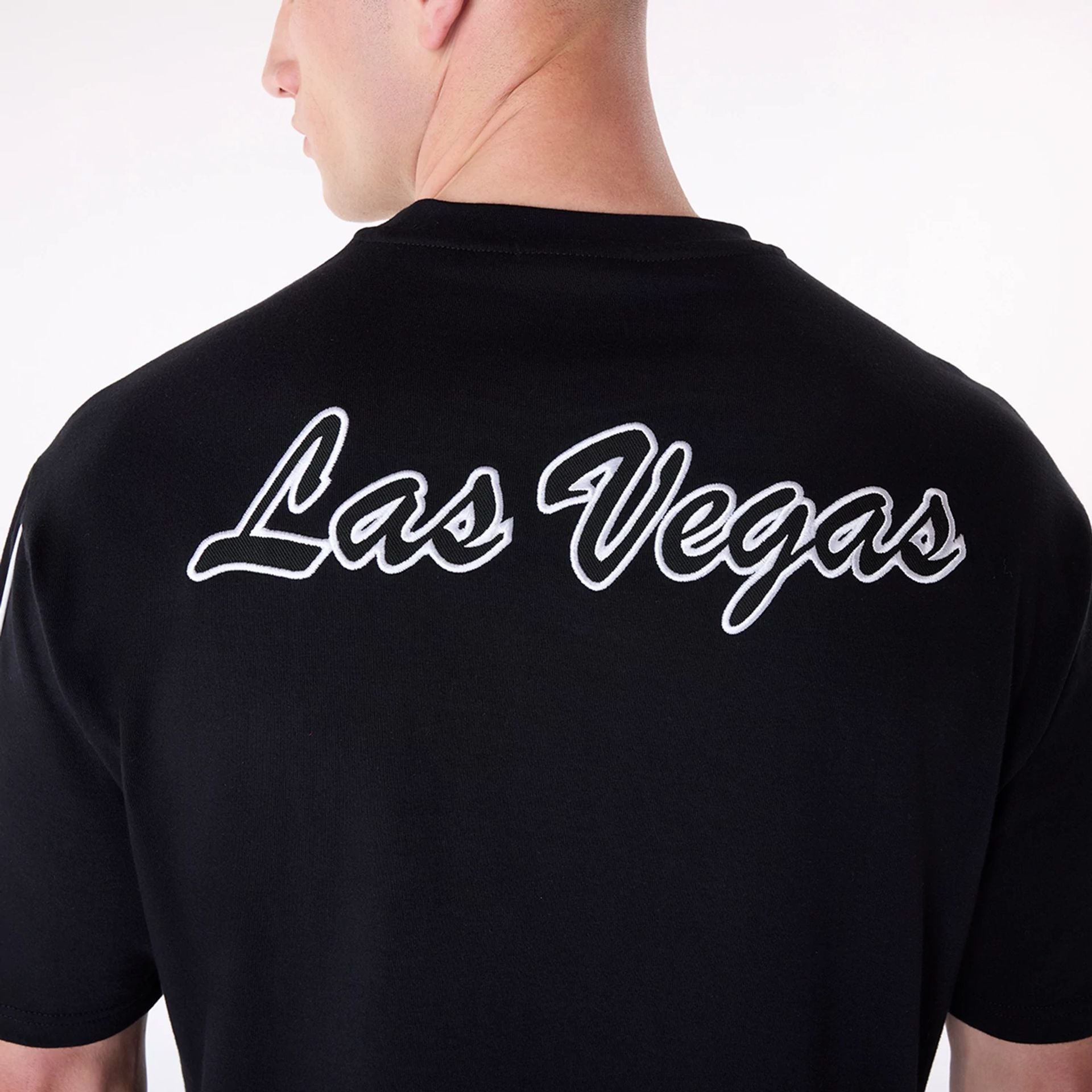 Las Vegas Raiders New Era NFL Heritage Stitched Oversized T-Shirt Schwarz - STADIUMDREAMS