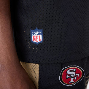 San Francisco 49ers New Era Mesh NFL Trikot Schwarz - STADIUMDREAMS