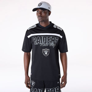 Las Vegas Raiders New Era Mesh NFL Trikot Schwarz - STADIUMDREAMS