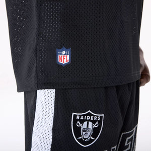 Las Vegas Raiders New Era Mesh NFL Trikot Schwarz - STADIUMDREAMS