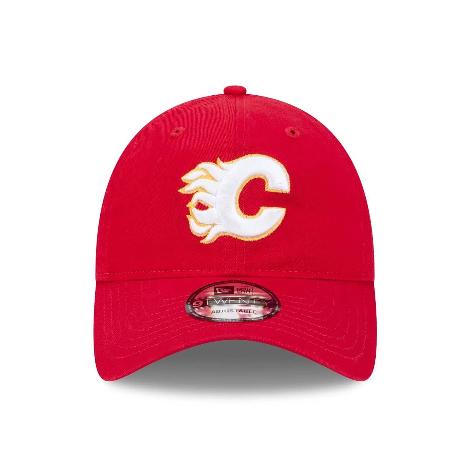 Calgary Flames New Era 9FORTY Adjustable Snapback NHL Cap Rot