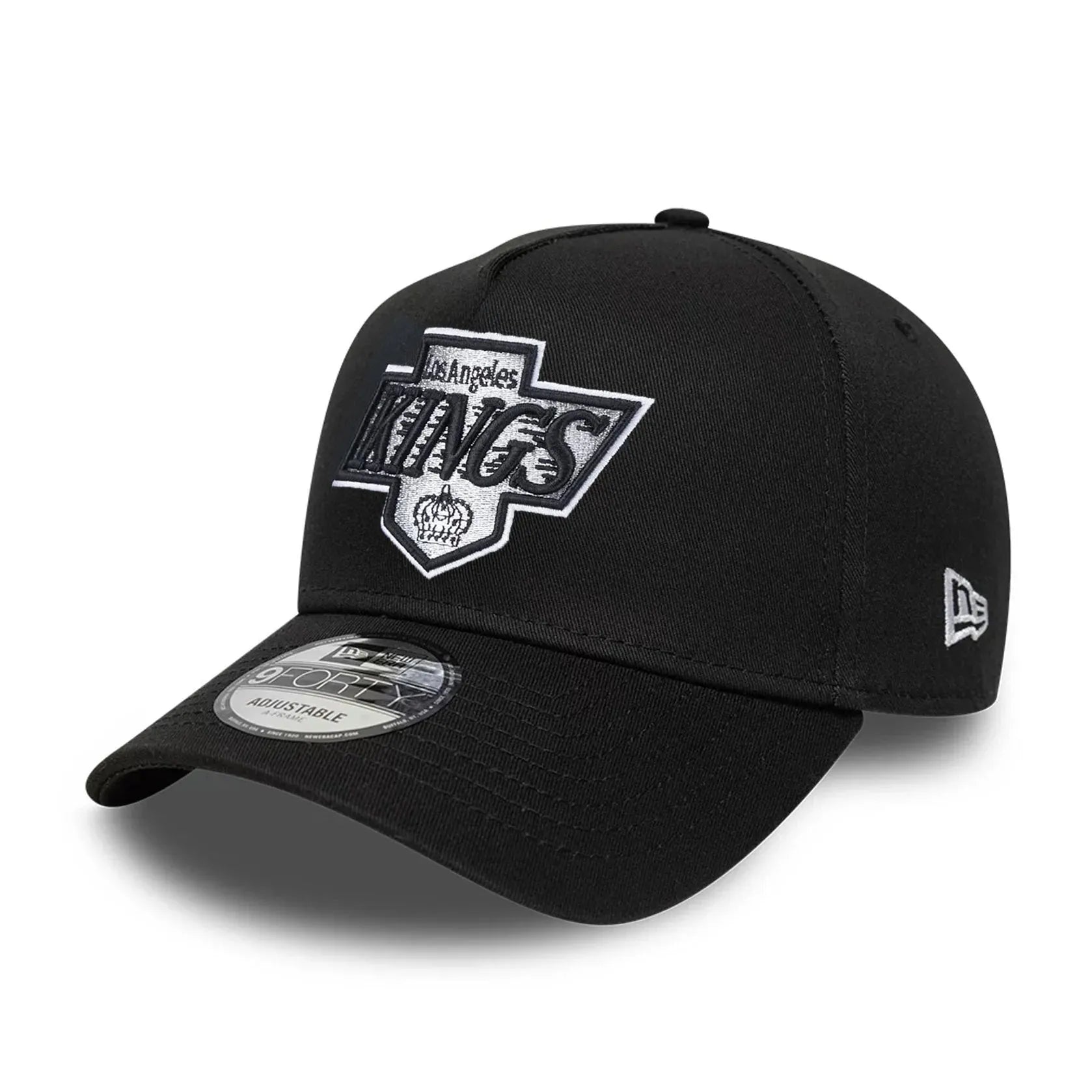 Los Angeles Kings New Era 9FORTY A-Frame Trucker NHL Cap Black