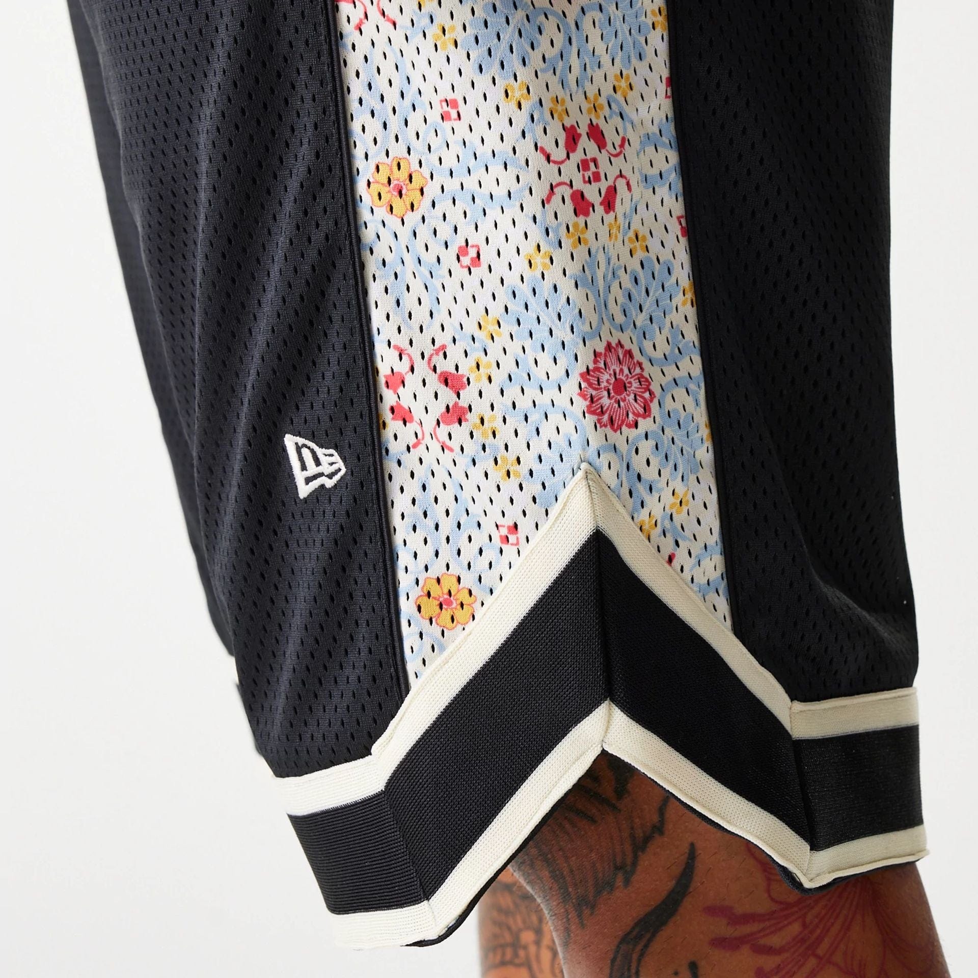 New York Yankees New Era Infill Mesh MLB Shorts Schwarz