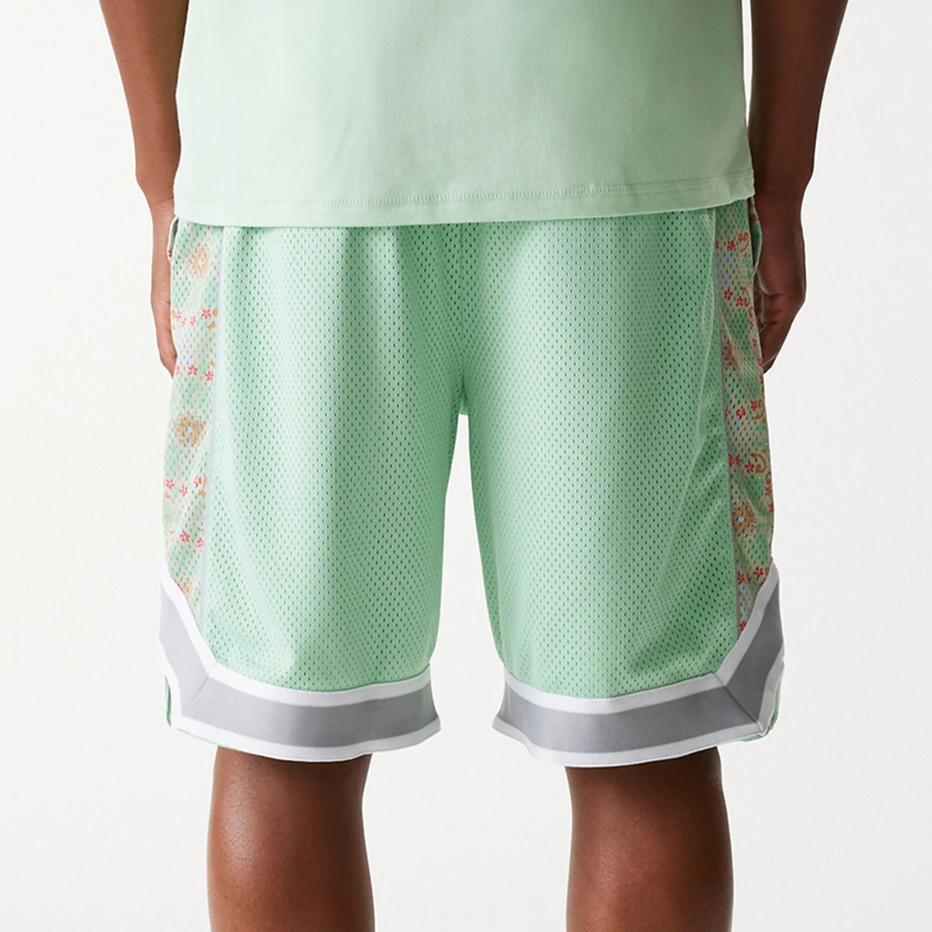 Los Angeles Dodgers New Era Infill Mesh MLB Shorts Grün