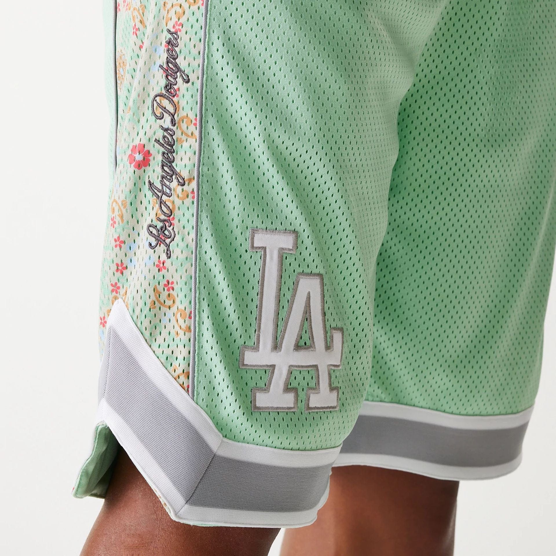 Los Angeles Dodgers New Era Infill Mesh MLB Shorts Grün