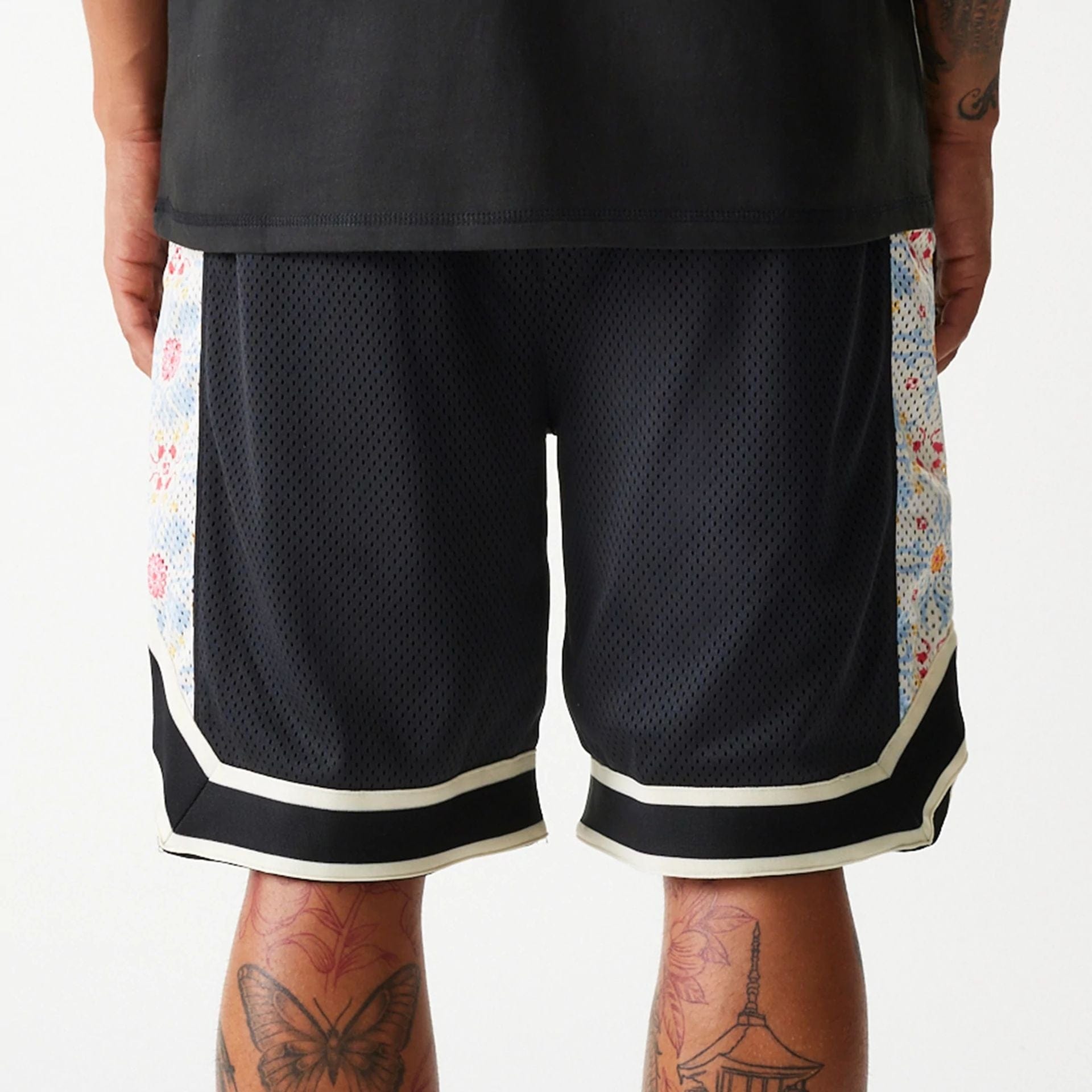New York Yankees New Era Infill Mesh MLB Shorts Schwarz