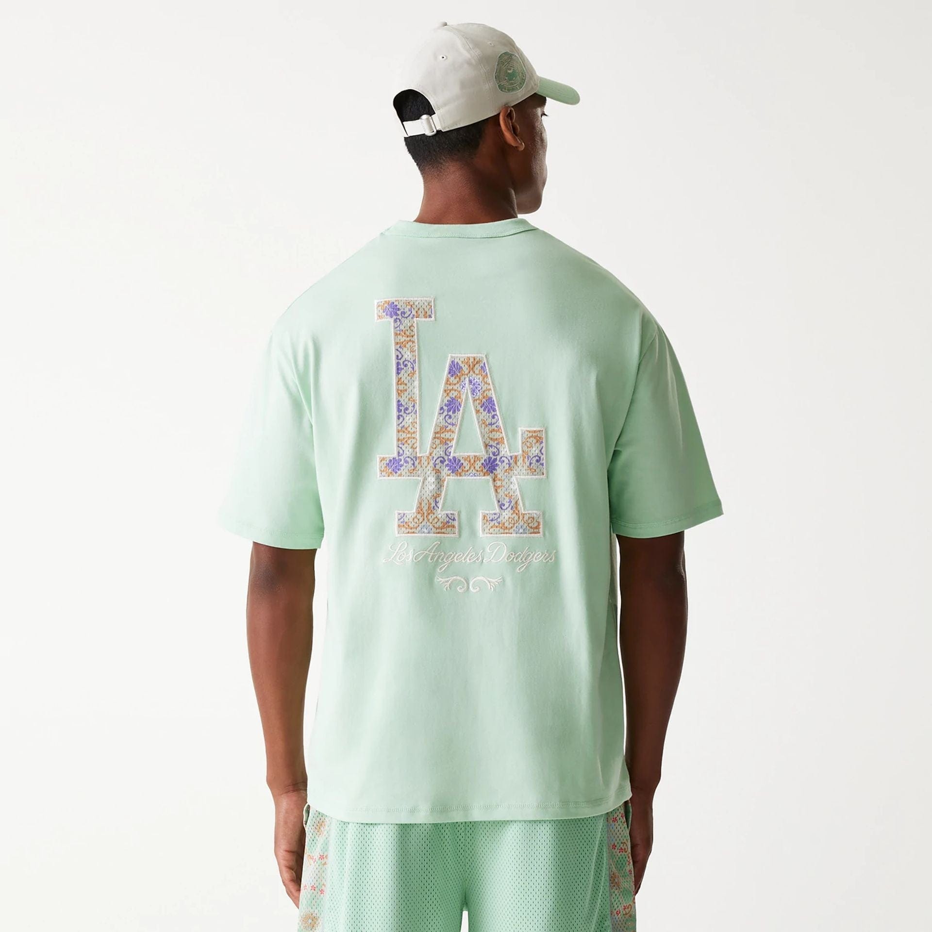 Los Angeles Dodgers New Era Infill Mesh MLB Shorts Grün