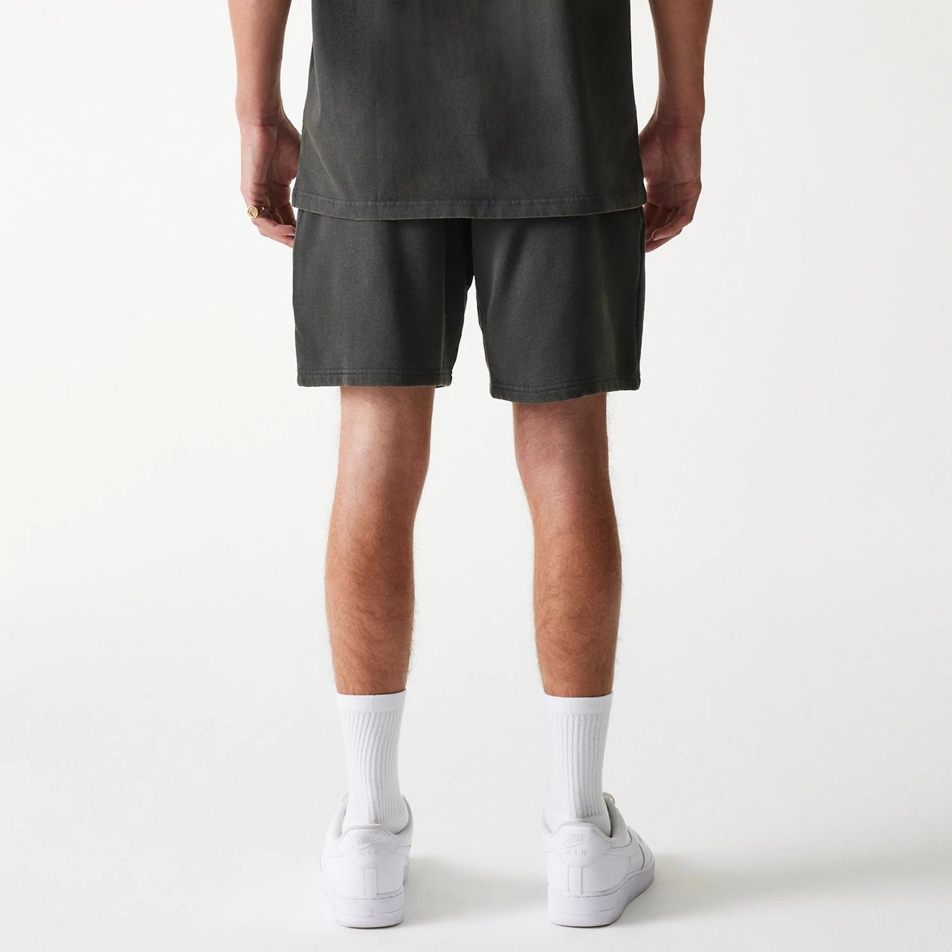 Chicago Bulls New Era Washed Style NBA Shorts Grau