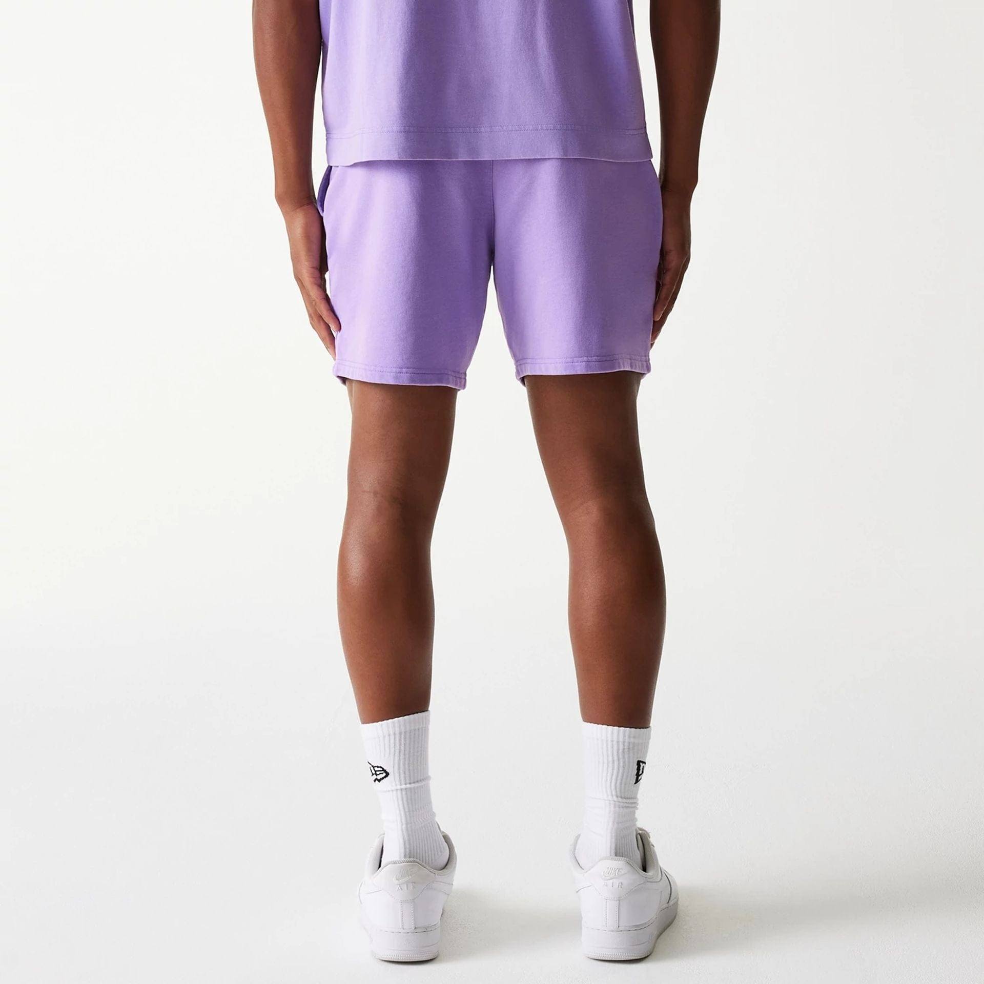Los Angeles Lakers New Era Washed Style NBA Shorts Lila