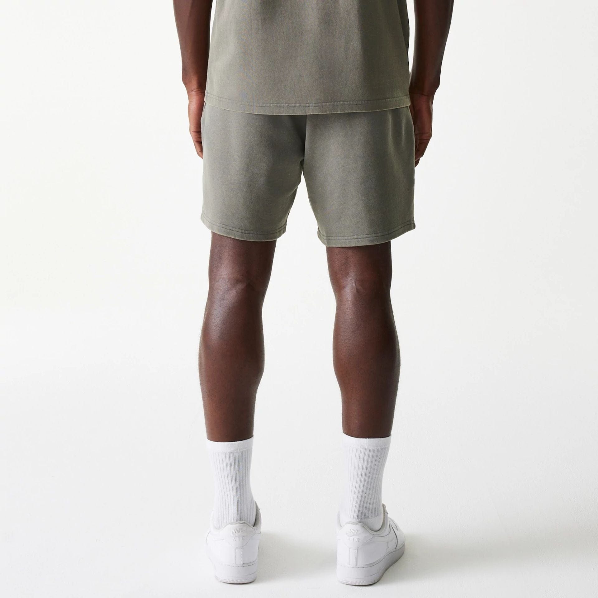 Los Angeles Lakers New Era Washed Style NBA Shorts Grau