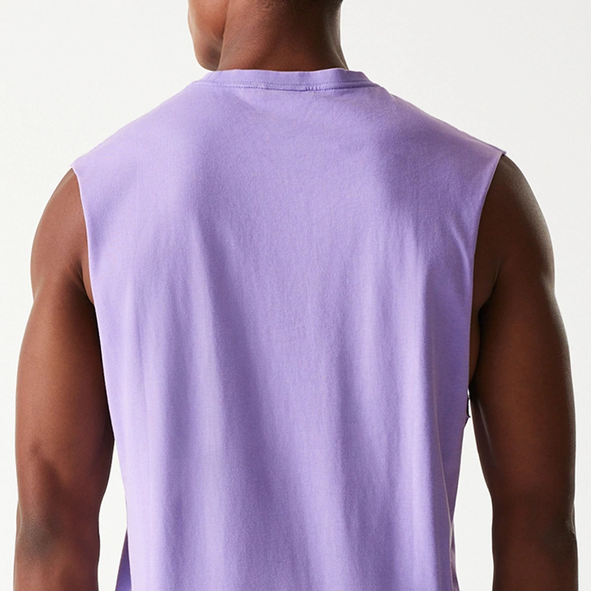 Los Angeles Lakers New Era Washed Style Oversized Tanktop Sleeveless T-Shirt Lila
