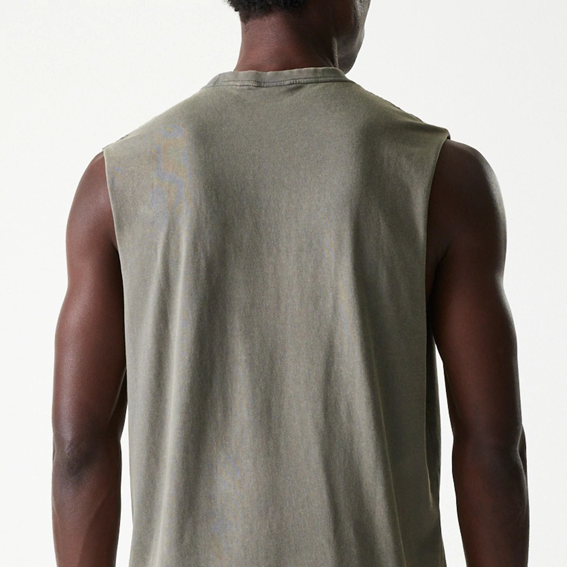 Los Angeles Lakers New Era Washed Style Oversized Tanktop Sleeveless T-Shirt Grau