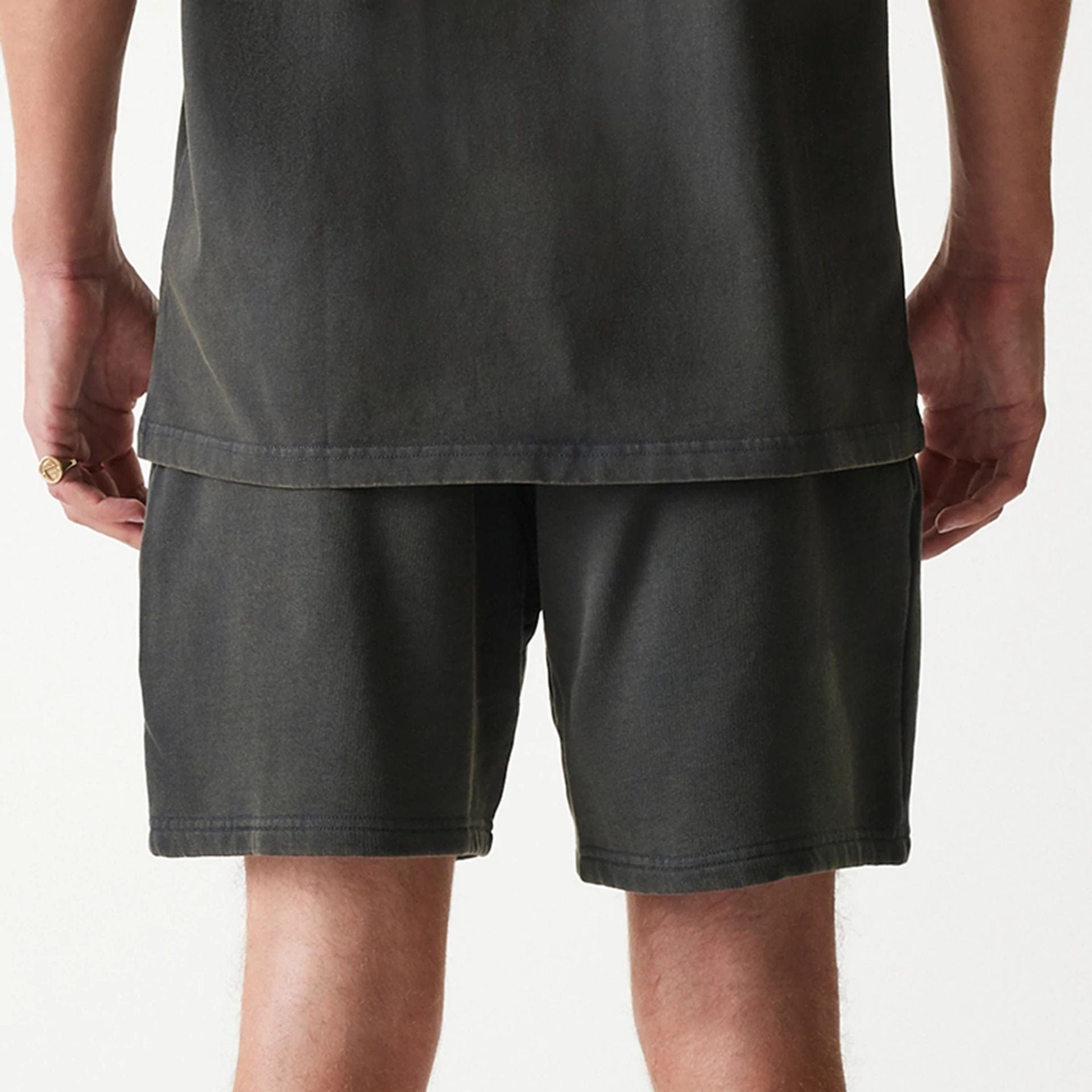 Chicago Bulls New Era Washed Style NBA Shorts Grau