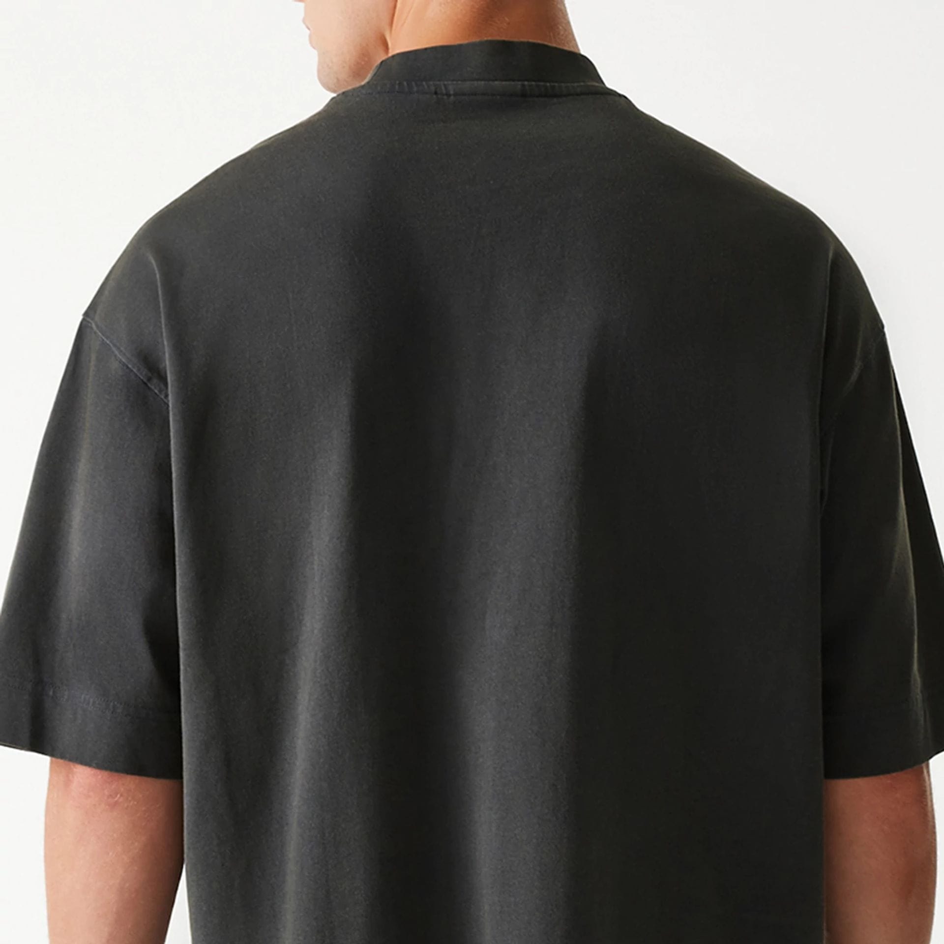 Chicago Bulls New Era Washed Style Oversized Box T-Shirt Grau