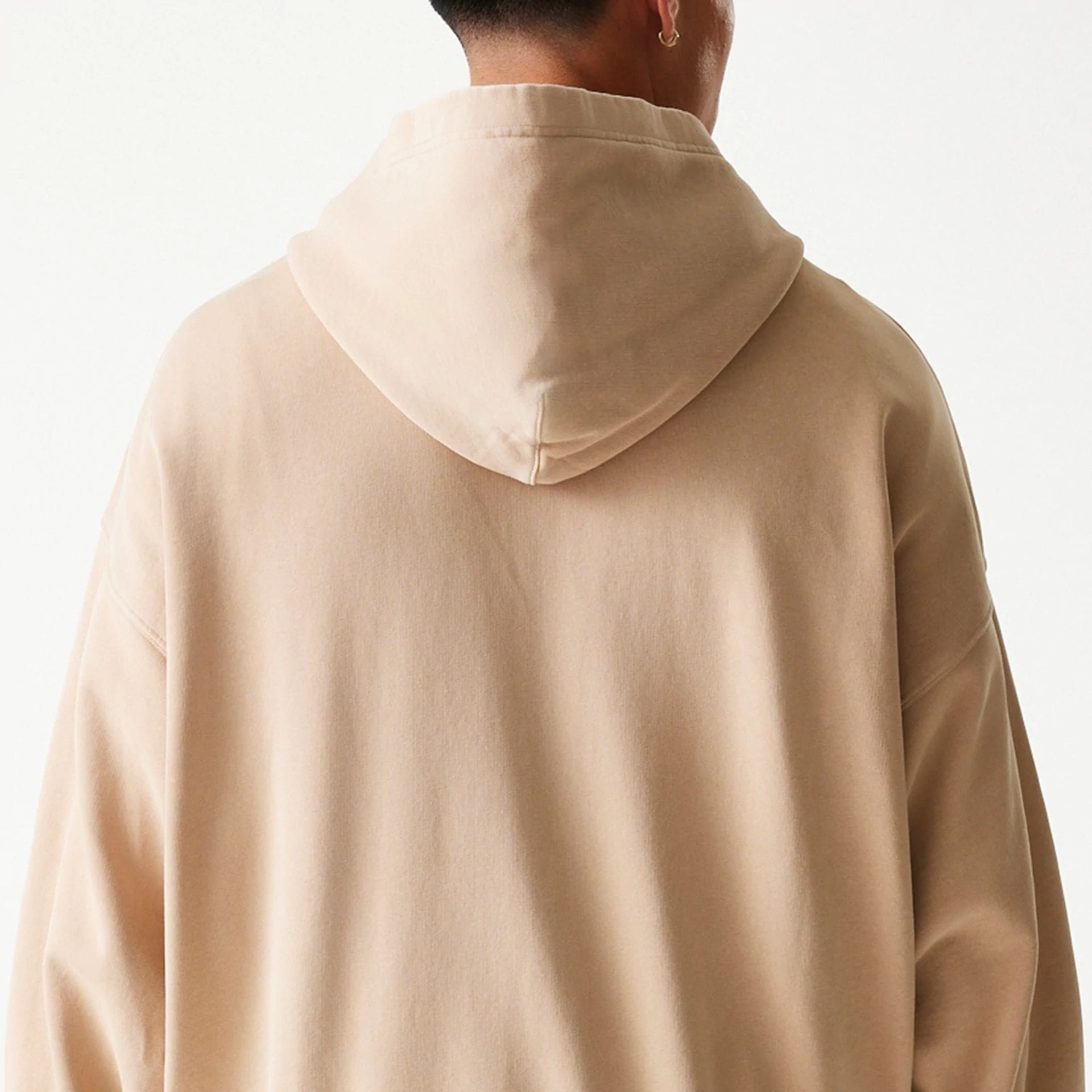 Chicago Bulls New Era Washed Style Full Zip NBA Hoodie Beige
