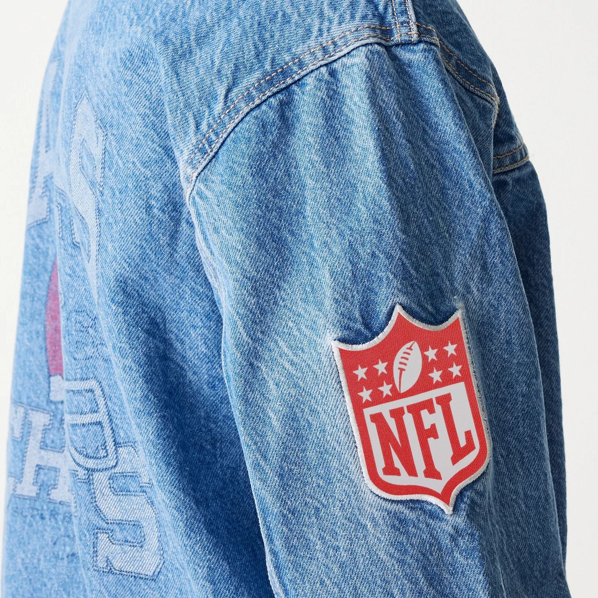 Kansas City Chiefs New Era Vintage NFL Jeansjacke Blau