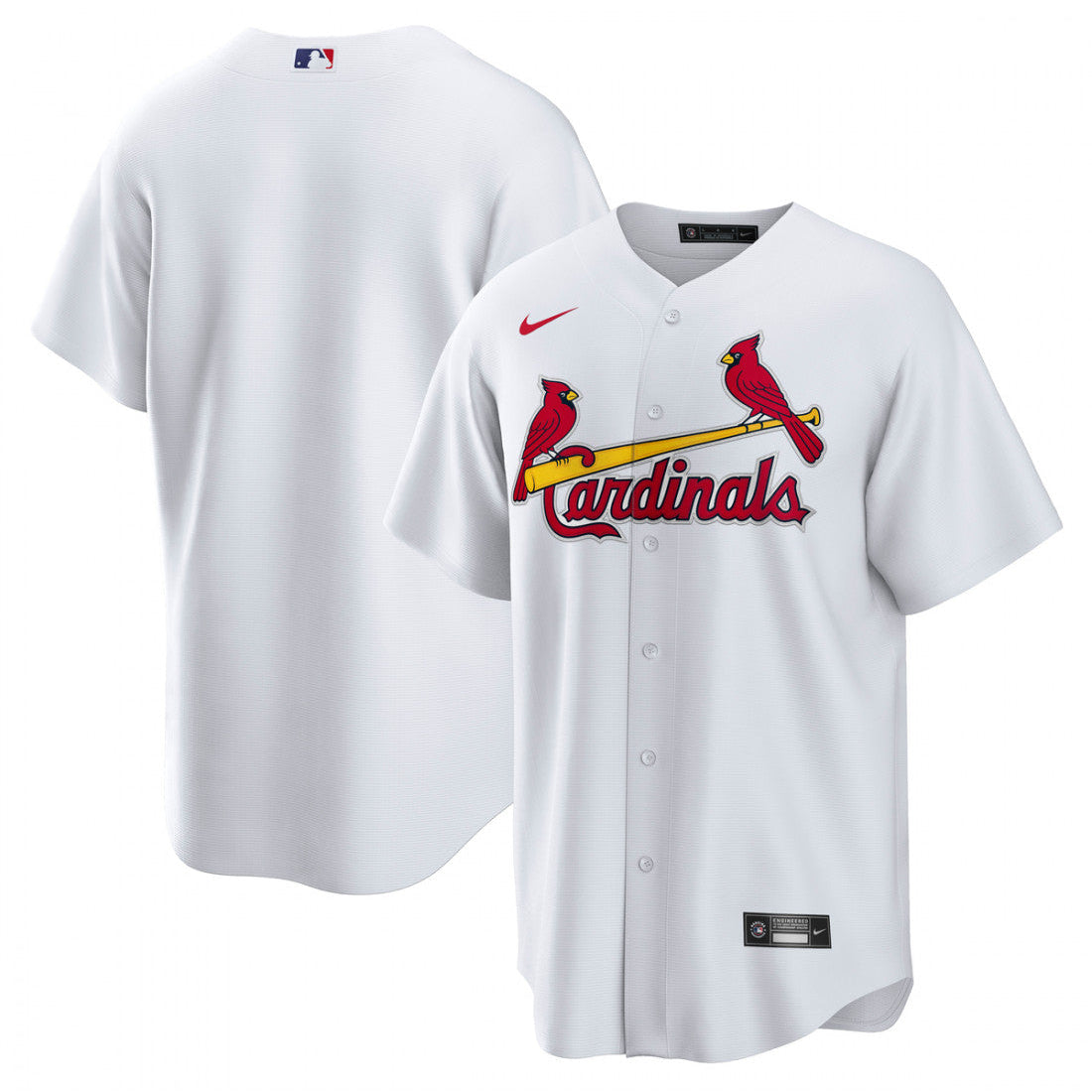 St. Louis Cardinals Nike Home Game MLB Baseball Trikot Weiß