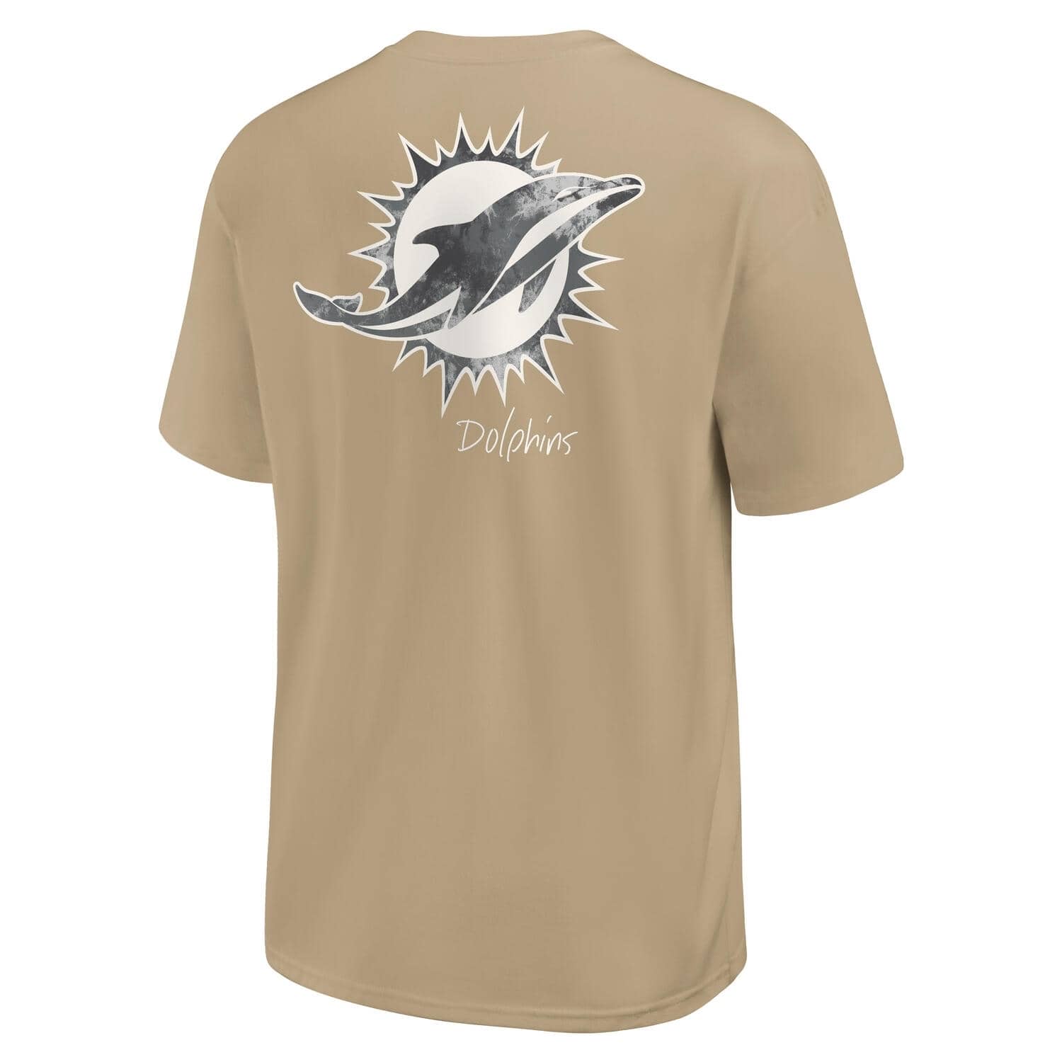 Miami Dolphins Besticktes Premium Oversized Nike NFL T-Shirt Yukon Beige - STADIUMDREAMS