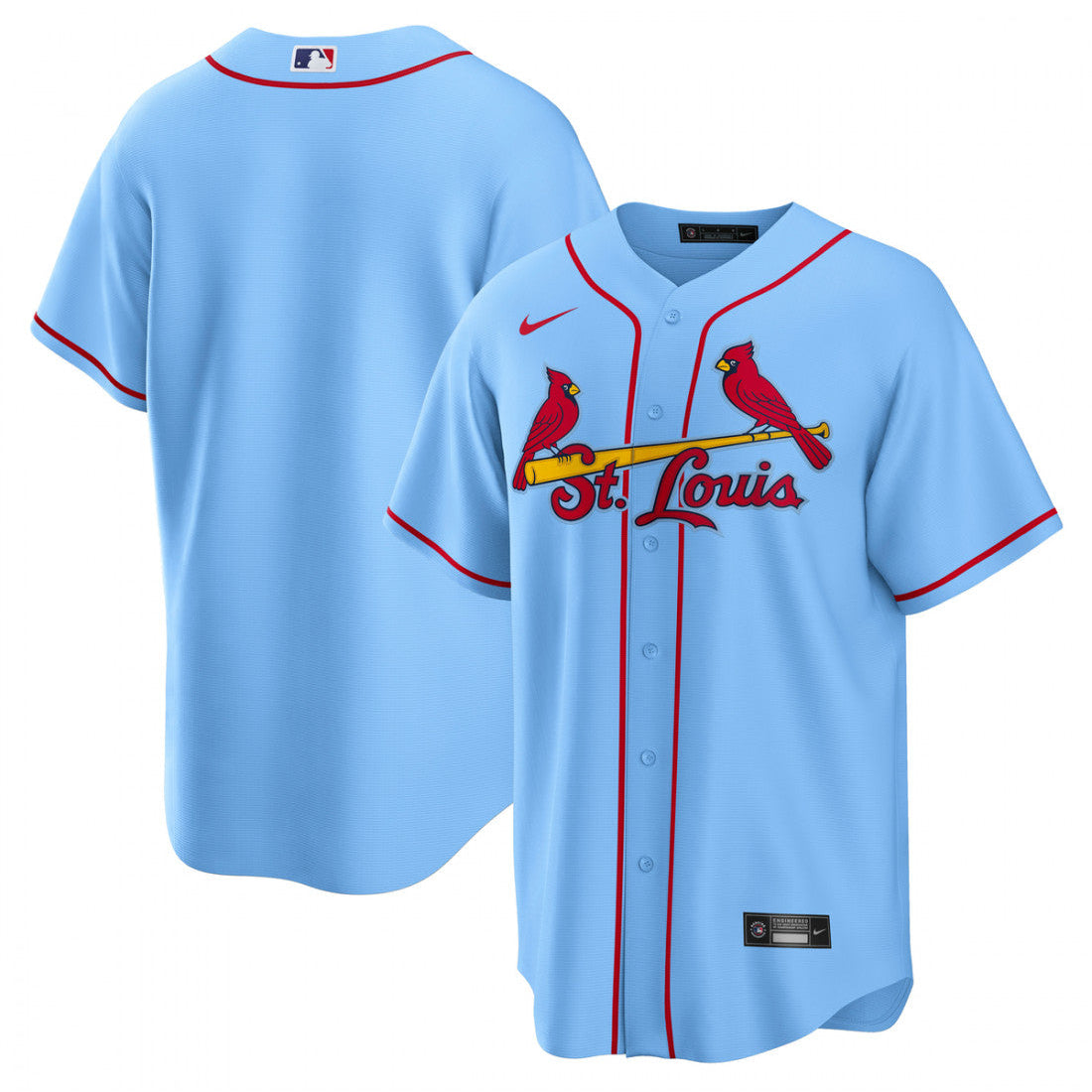 St. Louis Cardinals Nike Alternate Game MLB Baseball Trikot Blau