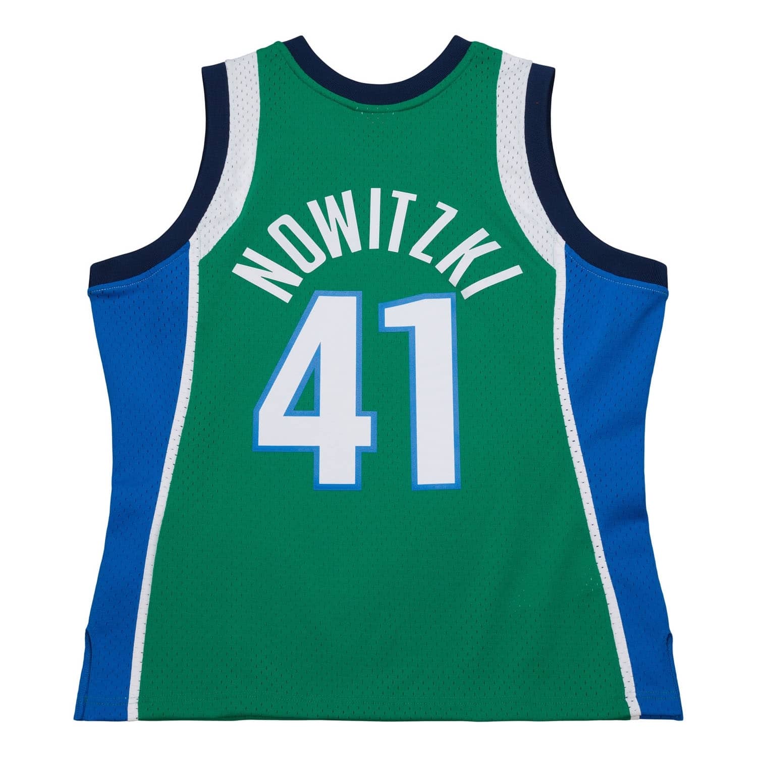 Dirk Nowitzki #41 Dallas Mavericks Mitchell & Ness 2004 Swingman NBA Trikot Grün - STADIUMDREAMS