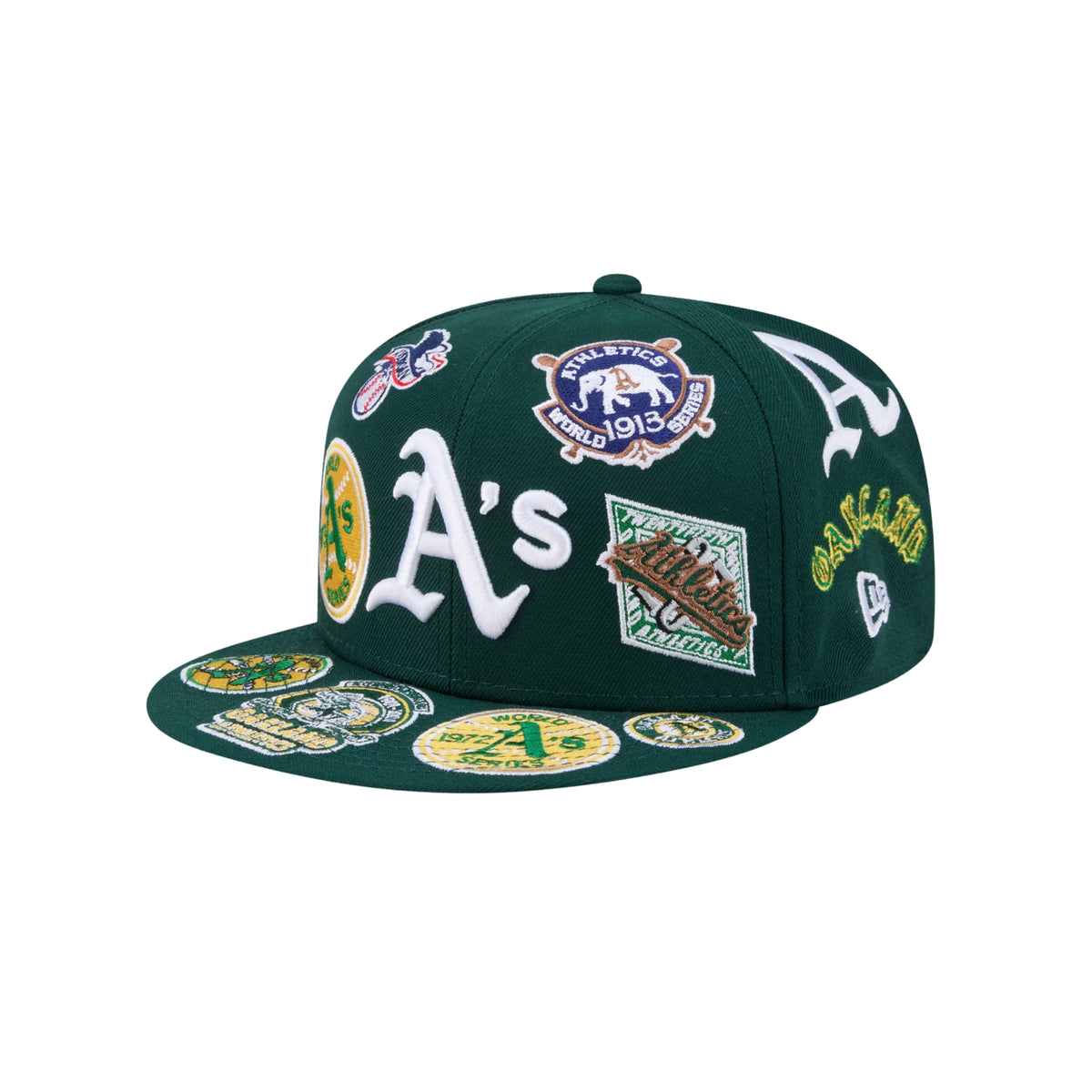 Oakland Athletics All Over Limited Edition New Era MLB 59FIFTY Cap Grün - STADIUMDREAMS