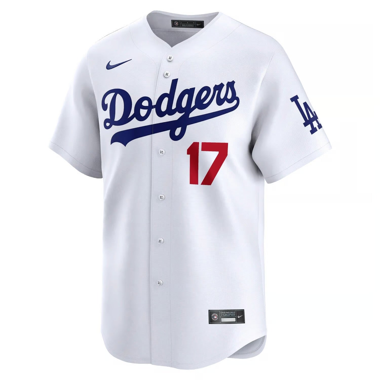 Shohei Ohtani #17 Los Angeles Dodgers Limited Nike MLB Baseball Trikot Weiß