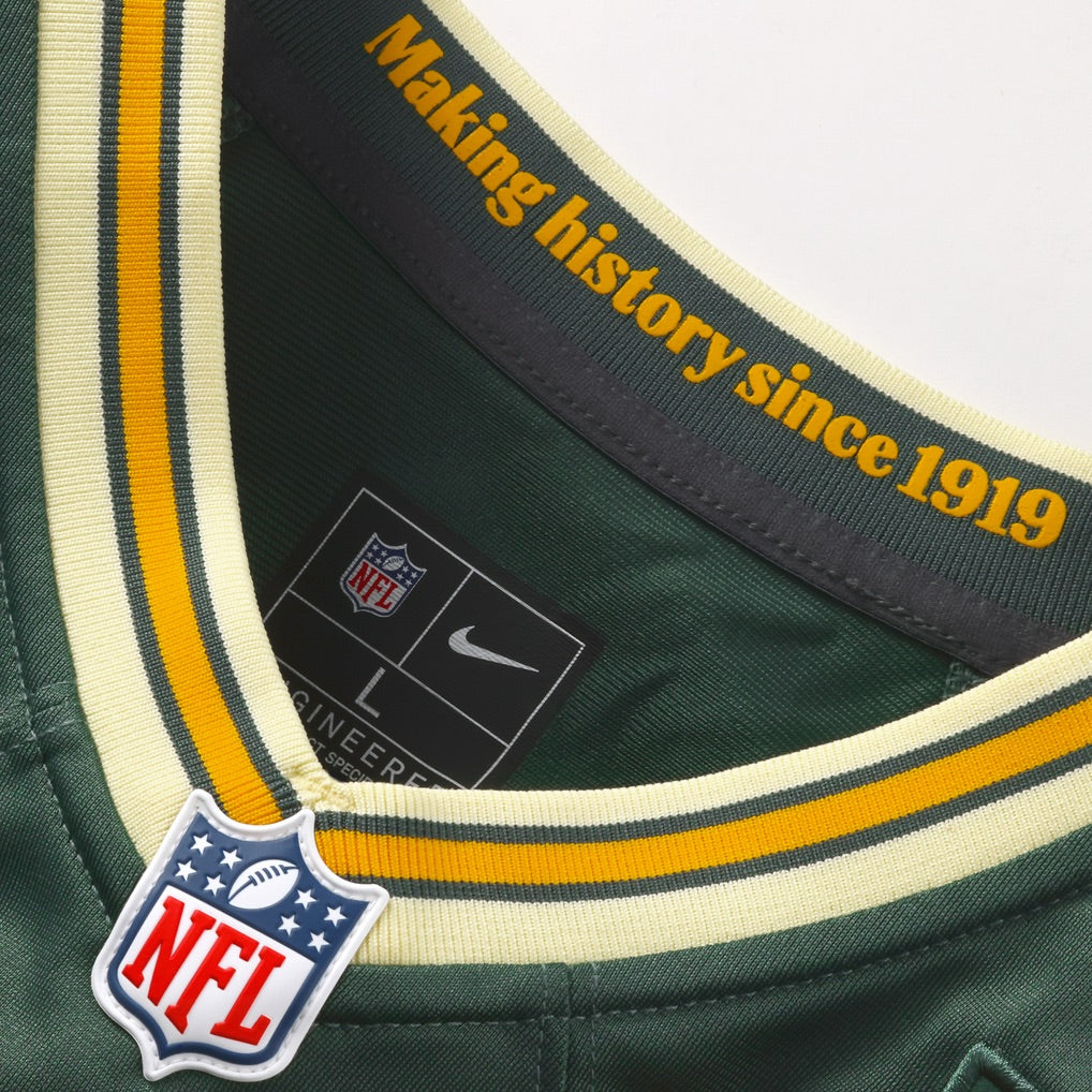 Jordan Love #10 Green Bay Packers Nike 2026 Rivalries Game NFL Trikot Grün
