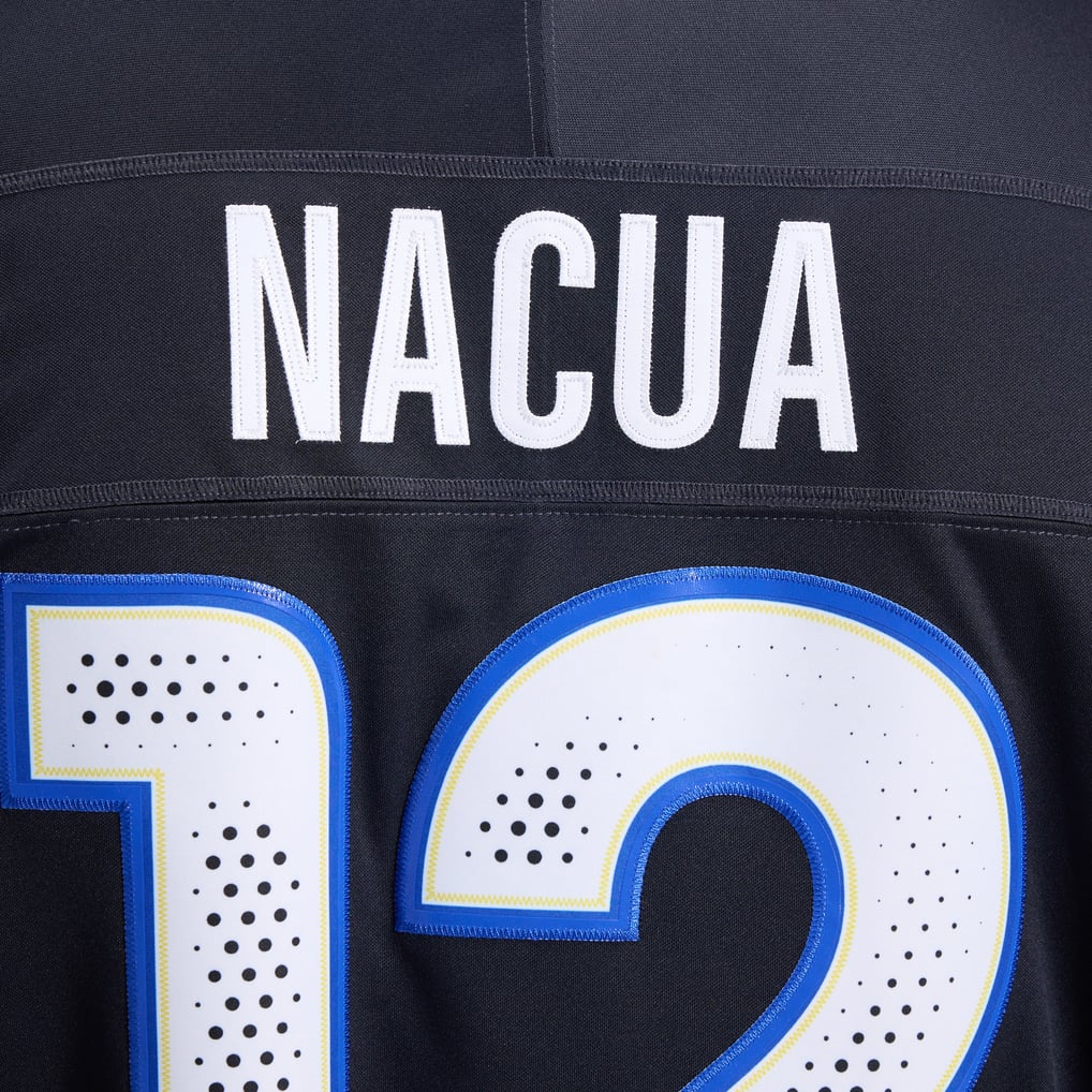 Puka Nacua #12 Los Angeles Rams Nike Rivalries Stitched Limited NFL Trikot Blau