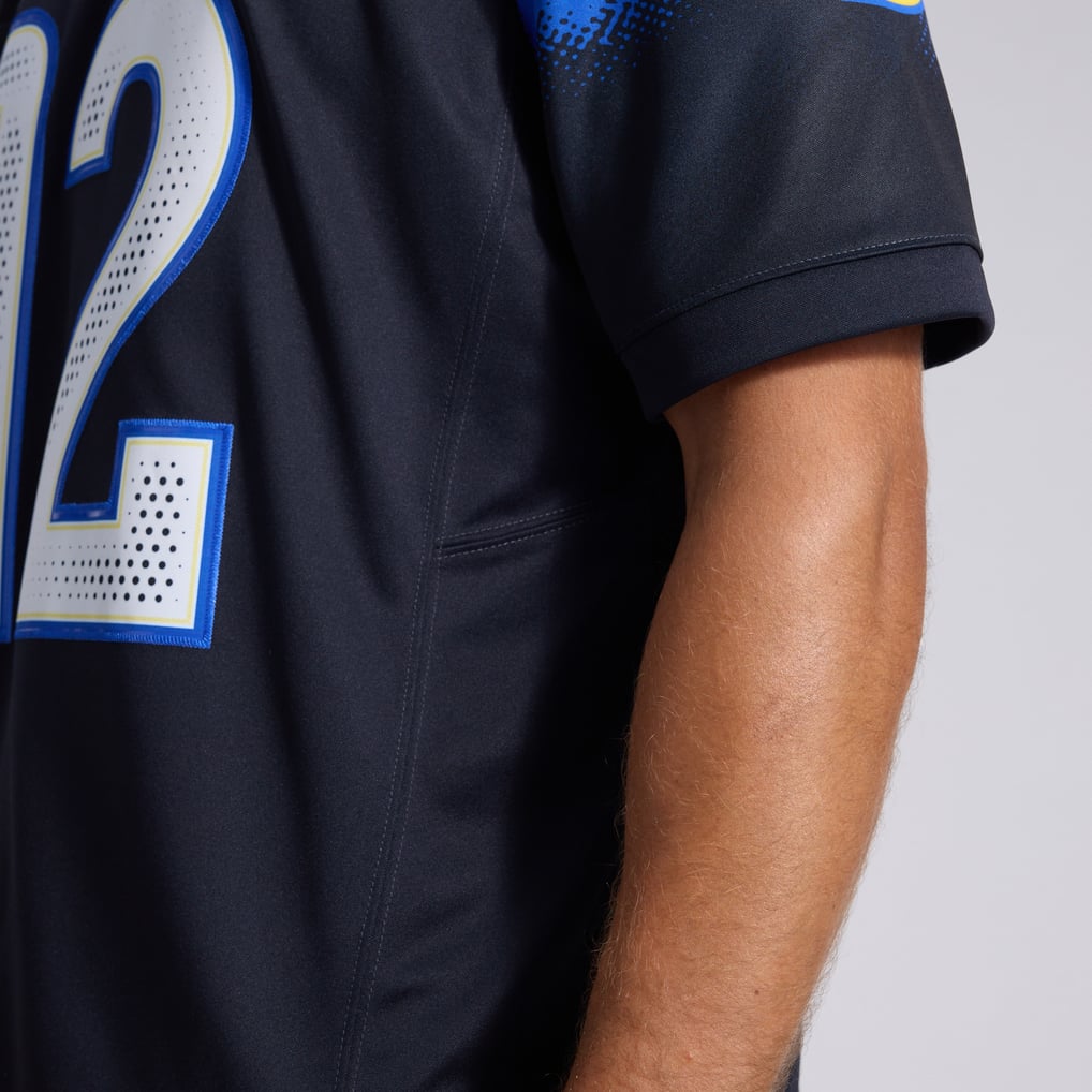 Puka Nacua #12 Los Angeles Rams Nike Rivalries Stitched Limited NFL Trikot Blau