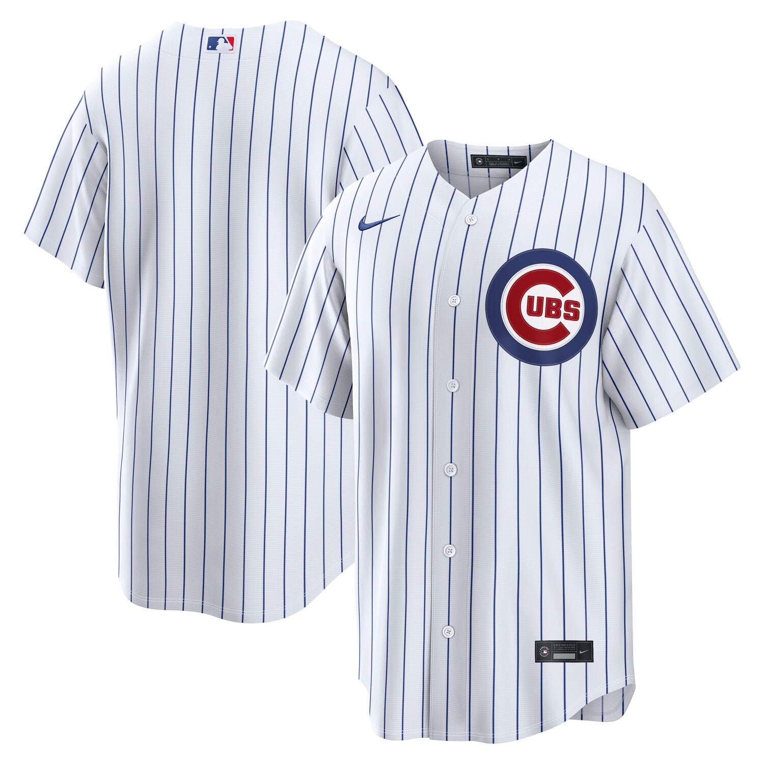 Chicago Cubs Nike Home MLB Baseball Trikot Weiß Pinstripe
