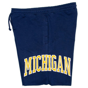 Michigan Wolverines NCAA Gameday French Terry Short navy - STADIUMDREAMS