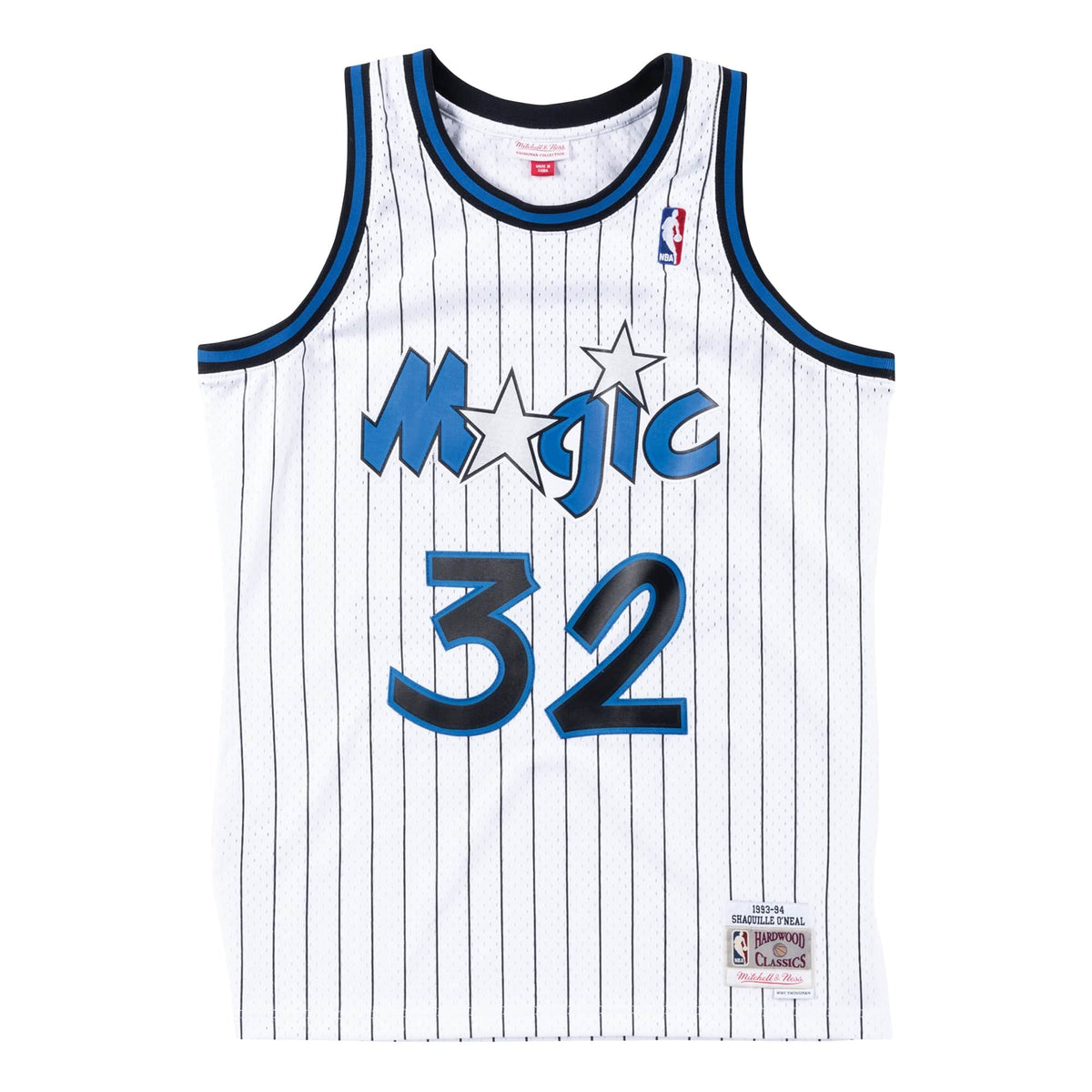 Shaquille O’Neal #32 Orlando Magic Mitchell & Ness NBA Swingman Trikot 1993 Weiß - STADIUMDREAMS