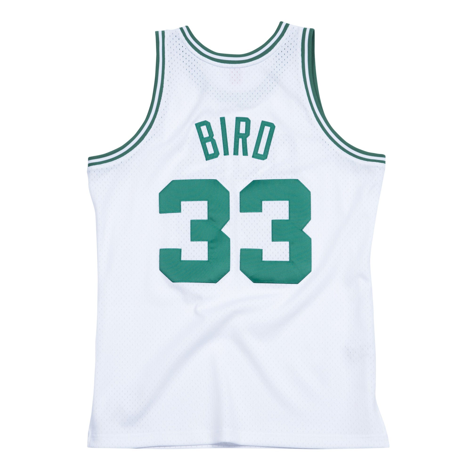 Larry Bird #33 Boston Celtics Mitchell & Ness NBA Swingman Trikot 1985 Weiß - STADIUMDREAMS