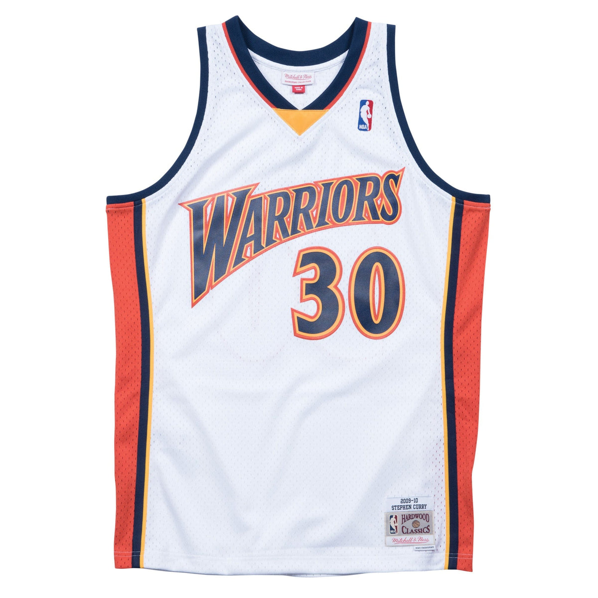 Steph Curry #30 Golden State Warriors Mitchell & Ness NBA Swingman Trikot 2009 Weiß - STADIUMDREAMS