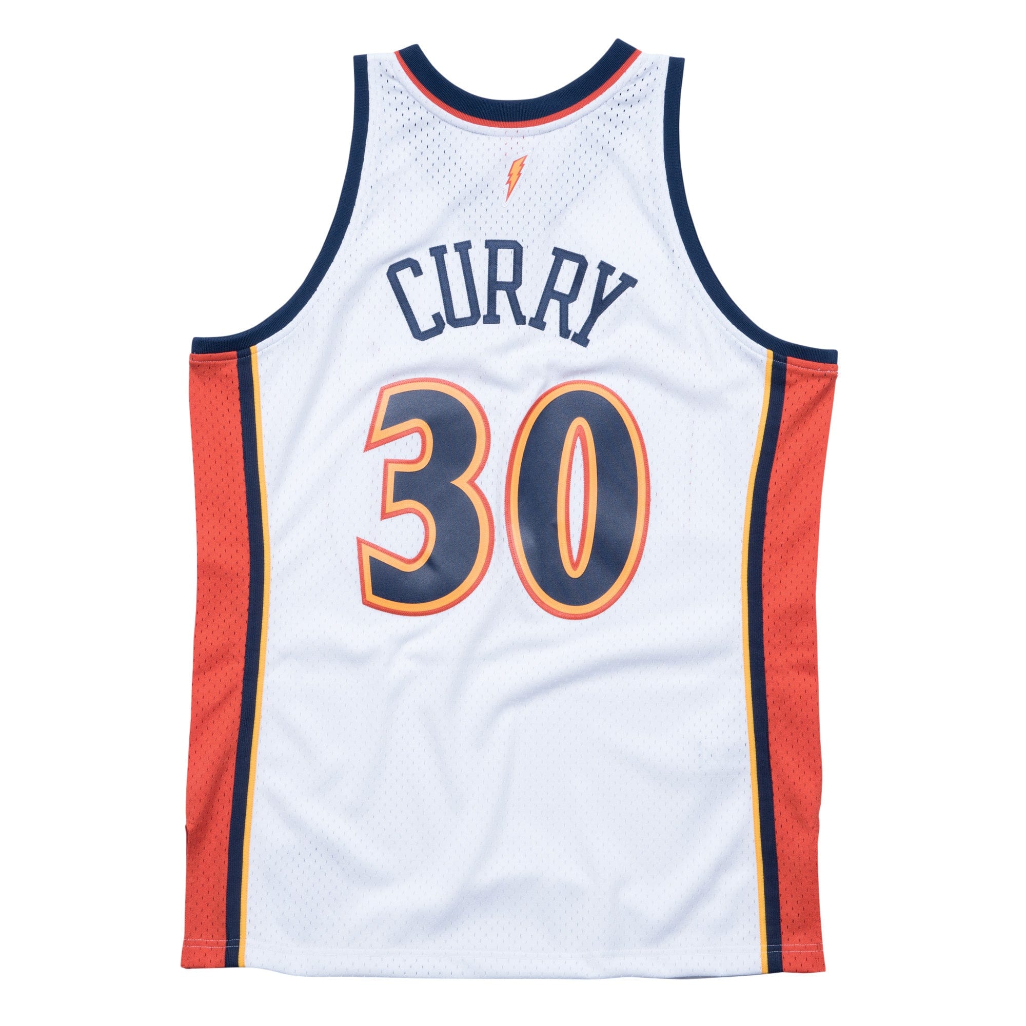 Steph Curry #30 Golden State Warriors Mitchell & Ness NBA Swingman Trikot 2009 Weiß - STADIUMDREAMS