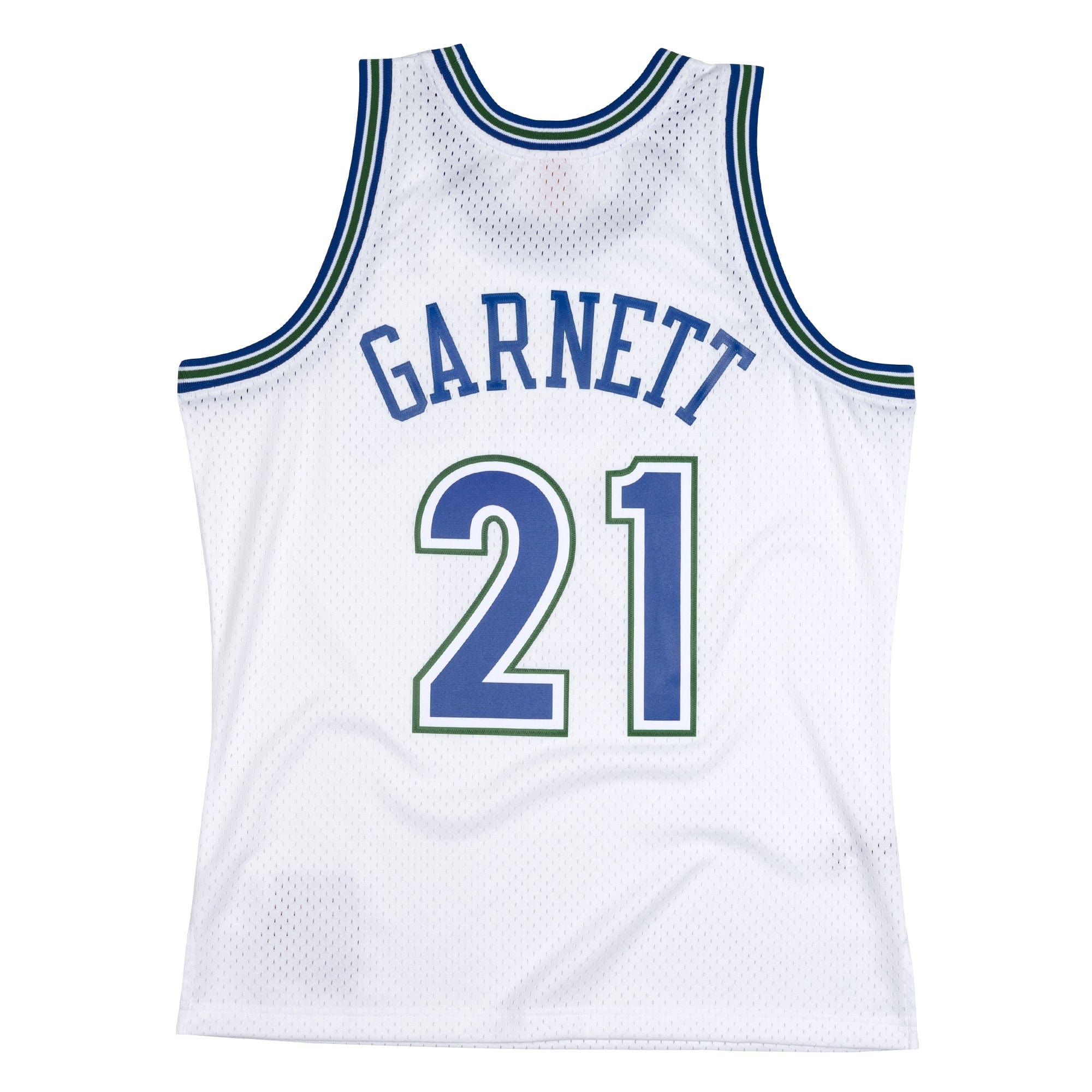 Kevin Garnett #21 Minnesota Timberwolves Mitchell & Ness NBA Swingman Trikot 1995 Weiß - STADIUMDREAMS