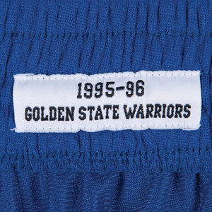 Golden State Warriors Mitchell & Ness NBA Swingman Shorts 1995 Blau - STADIUMDREAMS