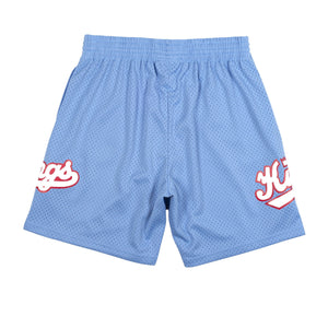 Sacramento Kings Mitchell & Ness NBA Swingman Shorts 1985 Blau - STADIUMDREAMS