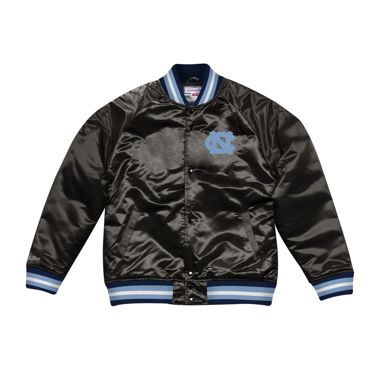 North Carolina Tar Heels NCAA Satin Jacke schwarz - STADIUMDREAMS