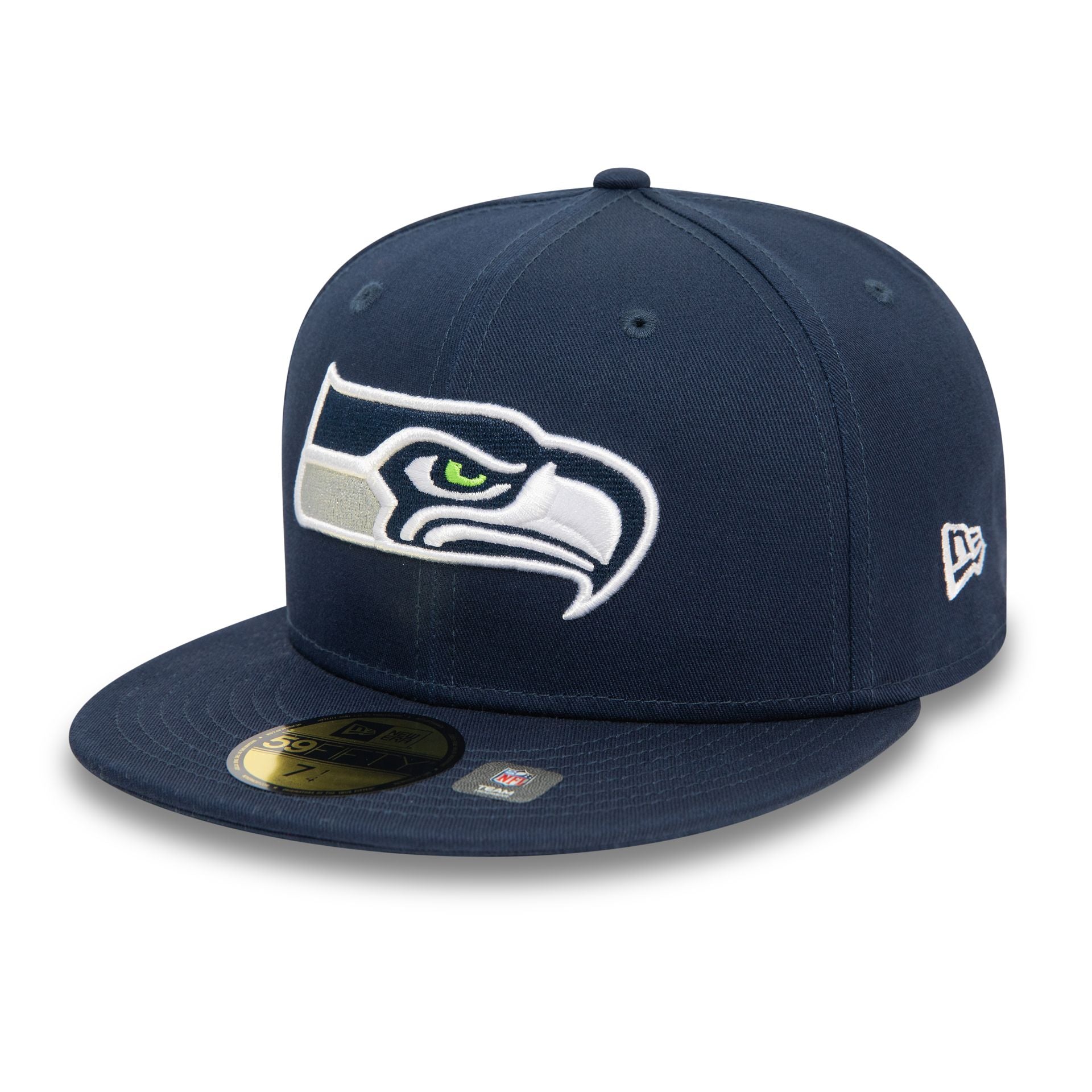 Seattle Seahawks NFL Official Team Colours New Era 59FIFTY Fitted Cap Navy