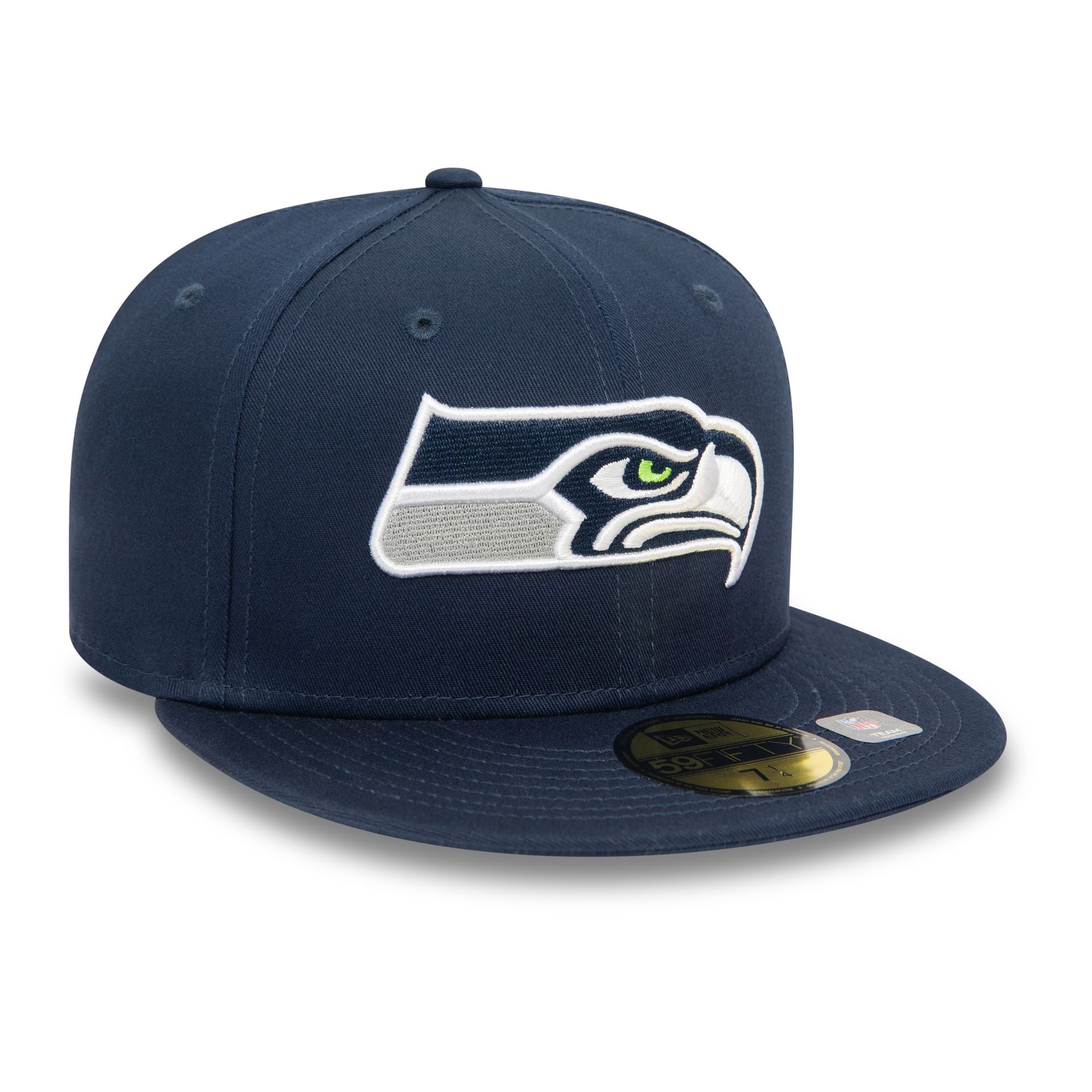 Seattle Seahawks NFL Official Team Colours New Era 59FIFTY Fitted Cap Navy