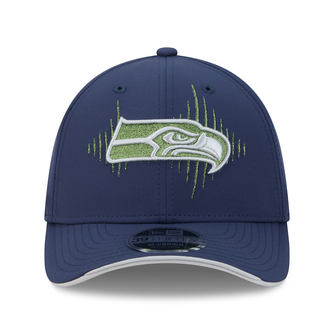 Seattle Seahawks New Era 2026 NFL Rivalries Sideline 39THIRTY Flex Cap Navy Blau