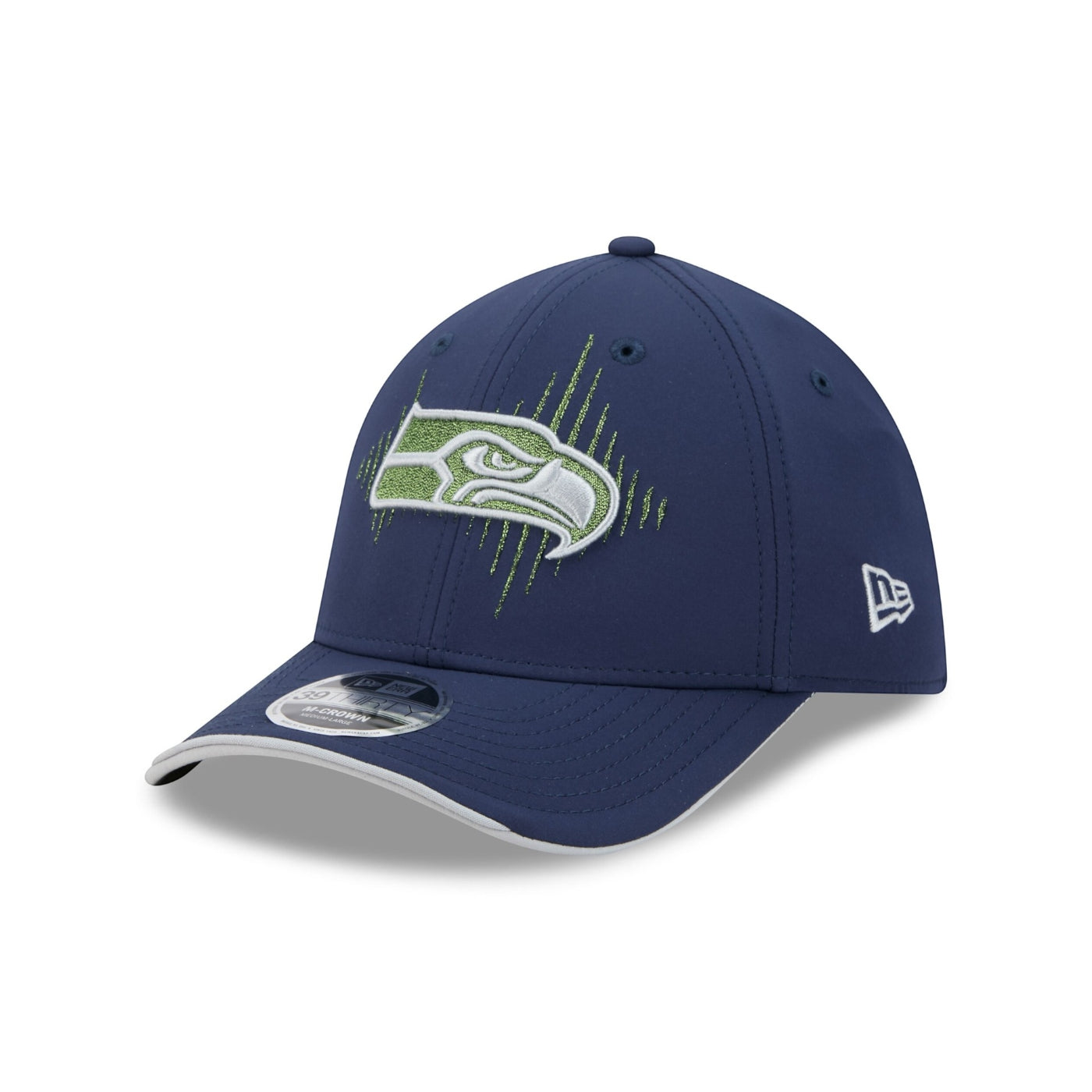 Seattle Seahawks New Era 2026 NFL Rivalries Sideline 39THIRTY Flex Cap Navy Blau