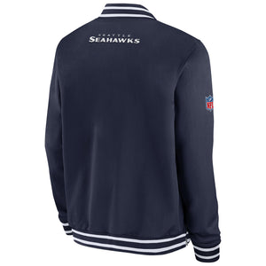Seattle Seahawks Nike Sideline Coach Bomber NFL Jacke Navy Blau - STADIUMDREAMS