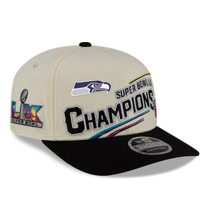 Seattle Seahawks New Era Super Bowl LX Champions 9SEVENTY NFL Cap Beige - STADIUMDREAMS