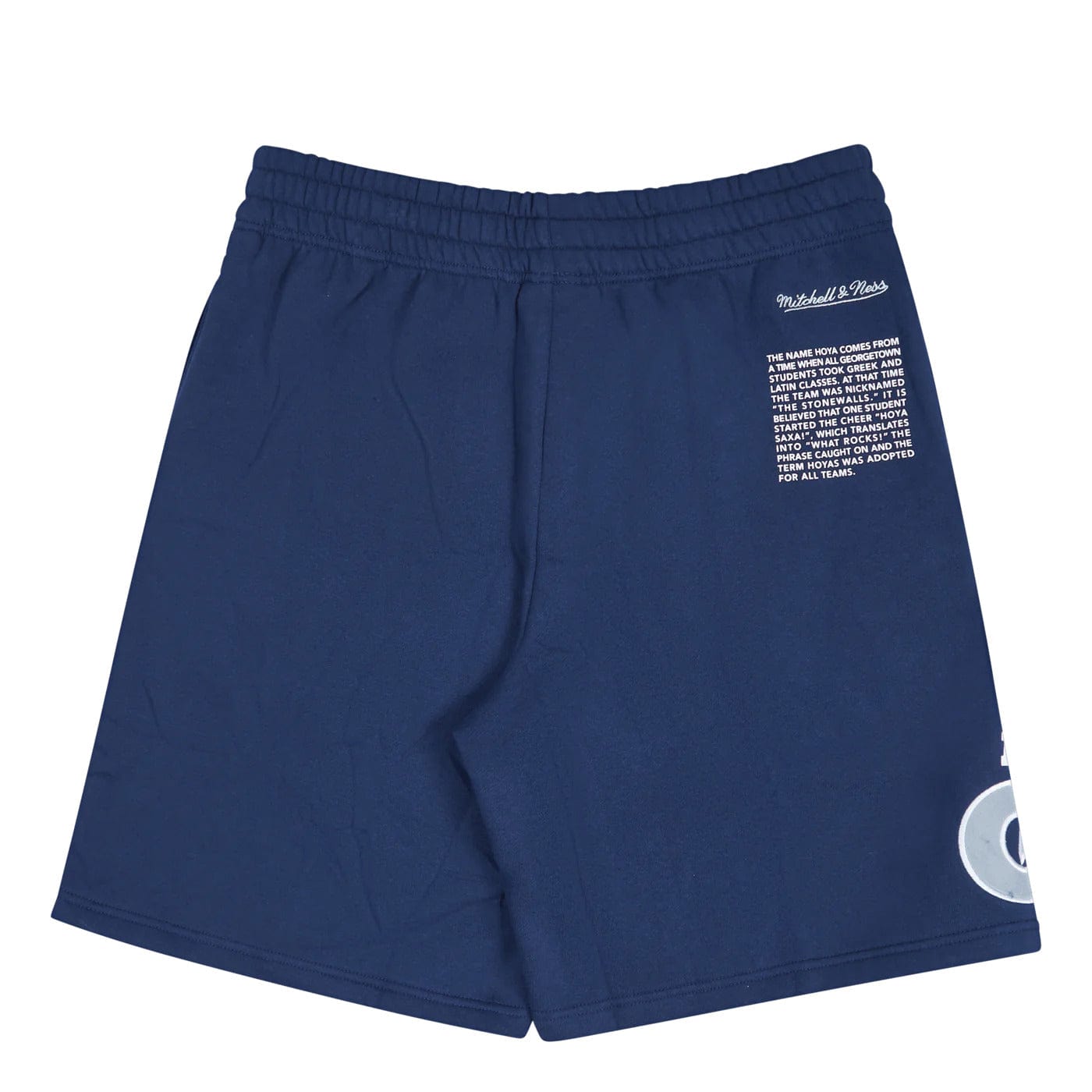 Georgetown Hoyas NCAA Team Origins Fleece Short navy - STADIUMDREAMS