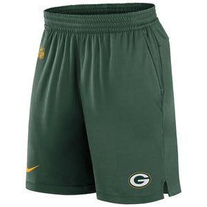 Green Bay Packers NFL Sideline Nike Dri-FIT Knit Short - STADIUMDREAMS