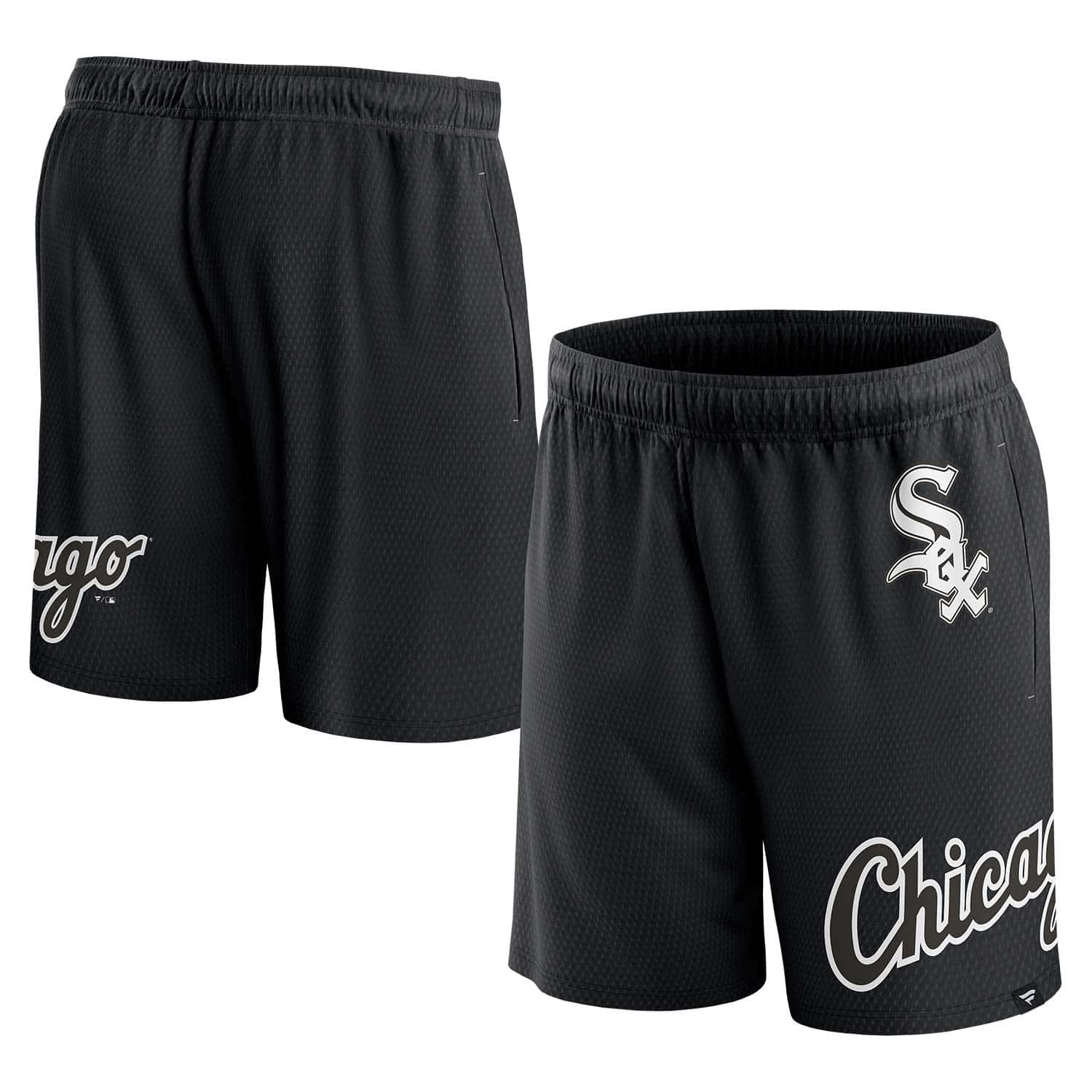 Chicago White Sox Fanatics MLB Mesh Short Schwarz - STADIUMDREAMS