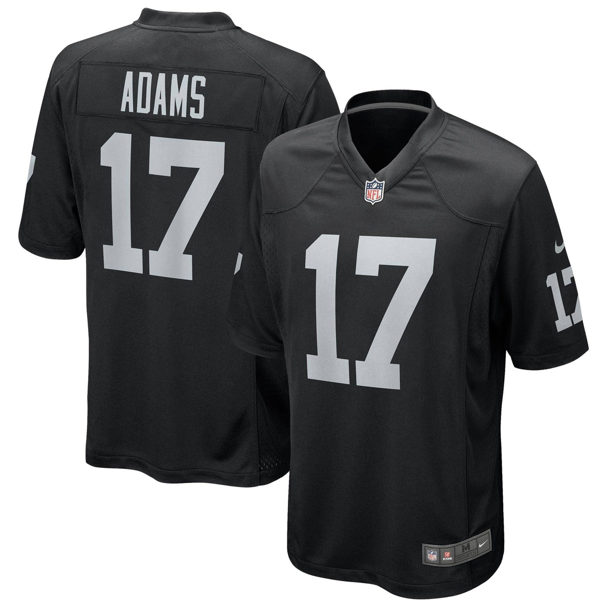 Las Vegas Raiders Davante Adams Nike Game Football NFL Trikot Home Schwarz - STADIUMDREAMS